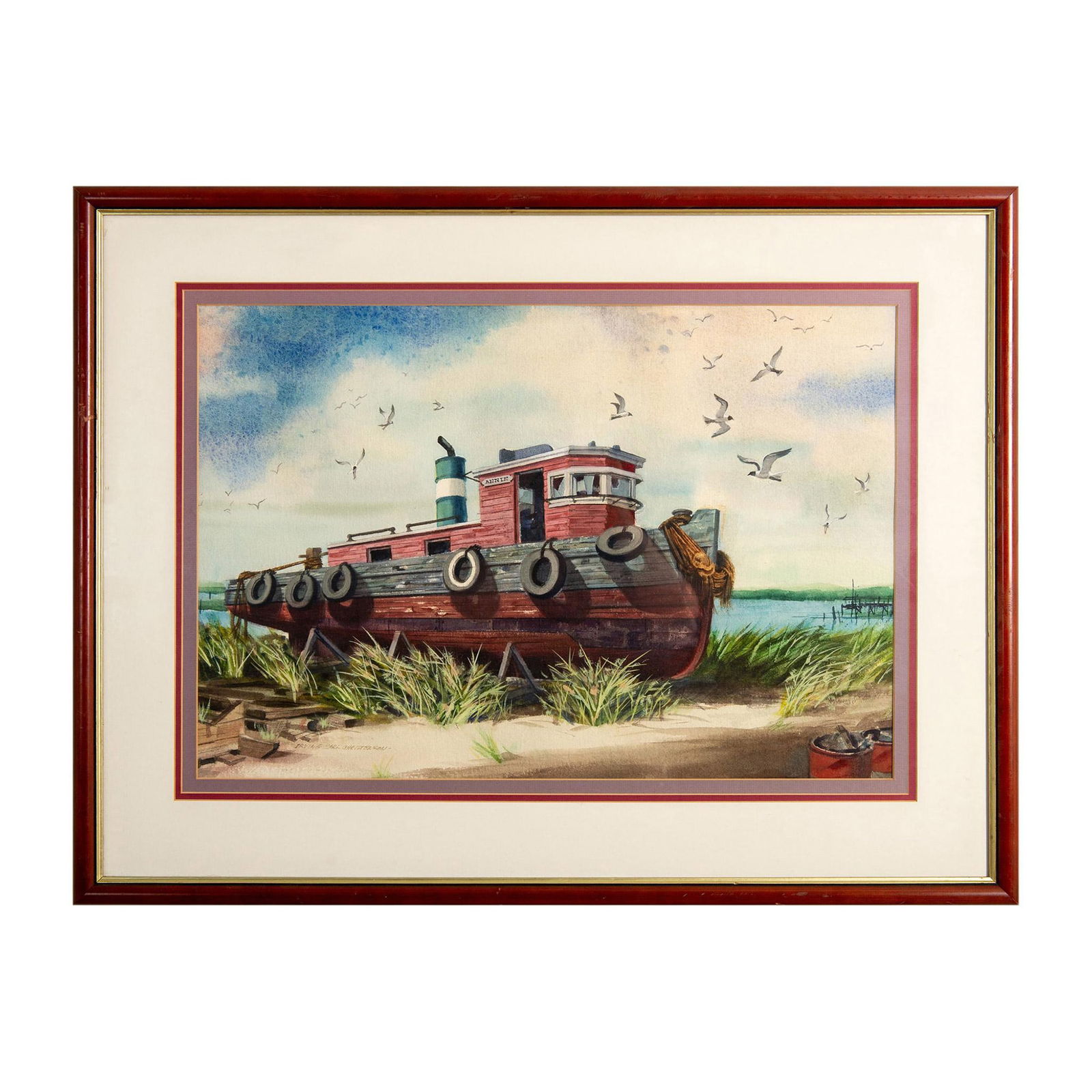 Irving C. Christenson (American) Watercolor, Signed (1 of 8)