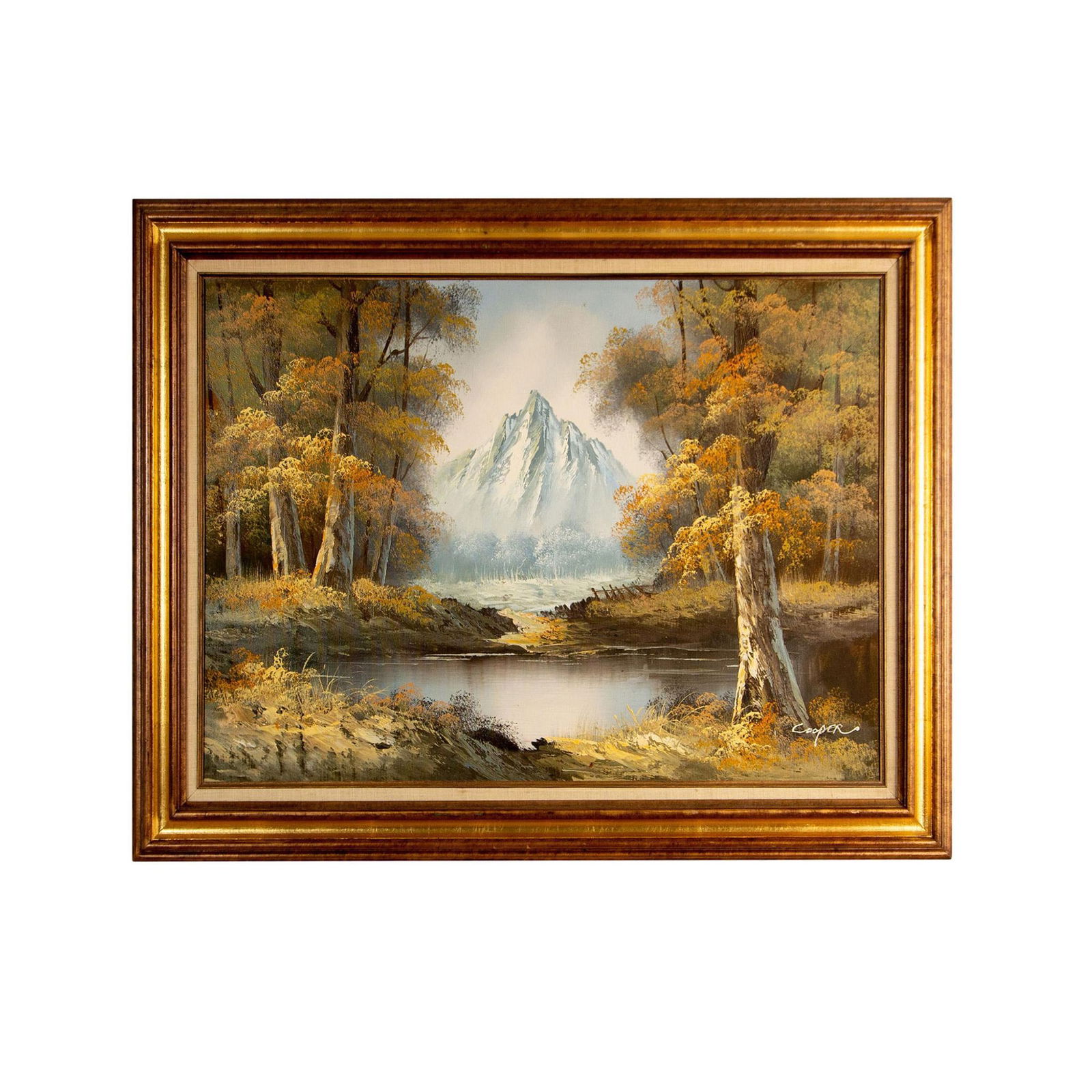 Cooper, Landscape Oil Painting on Canvas, Signed (1 of 5)