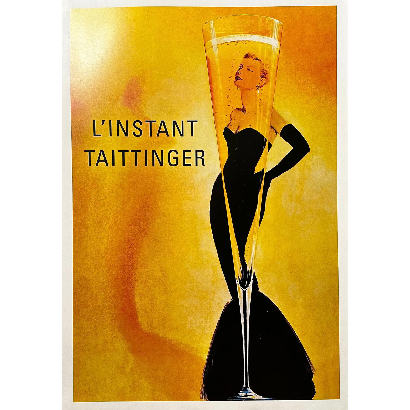 L'Instant Taittinger Champagne - Grace Kelley Poster, not signed (1 of 2)
