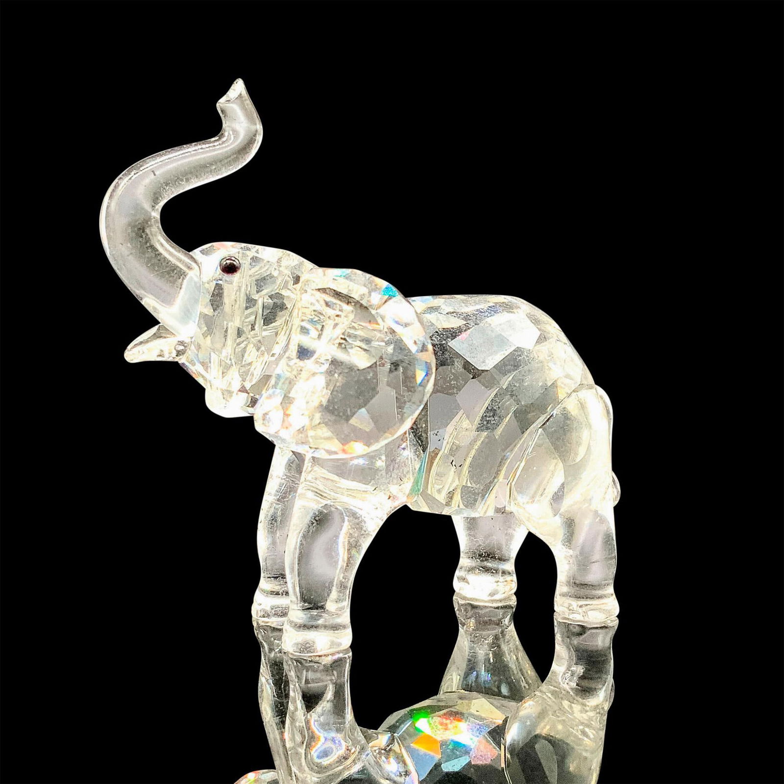 Swarovski Crystal Figurine, Baby Elephant (1 of 4)
