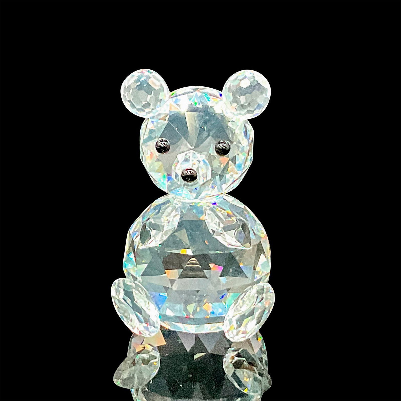 Swarovski Silver Crystal Figurine, Bear (1 of 3)