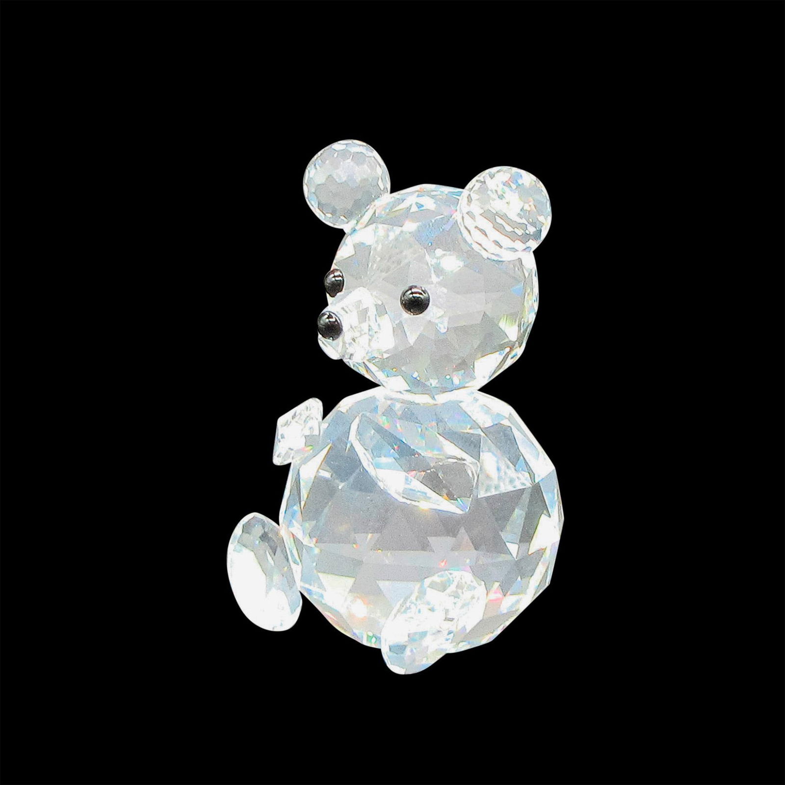 Swarovski Silver Crystal Large Figurine, Teddy Bear (1 of 2)