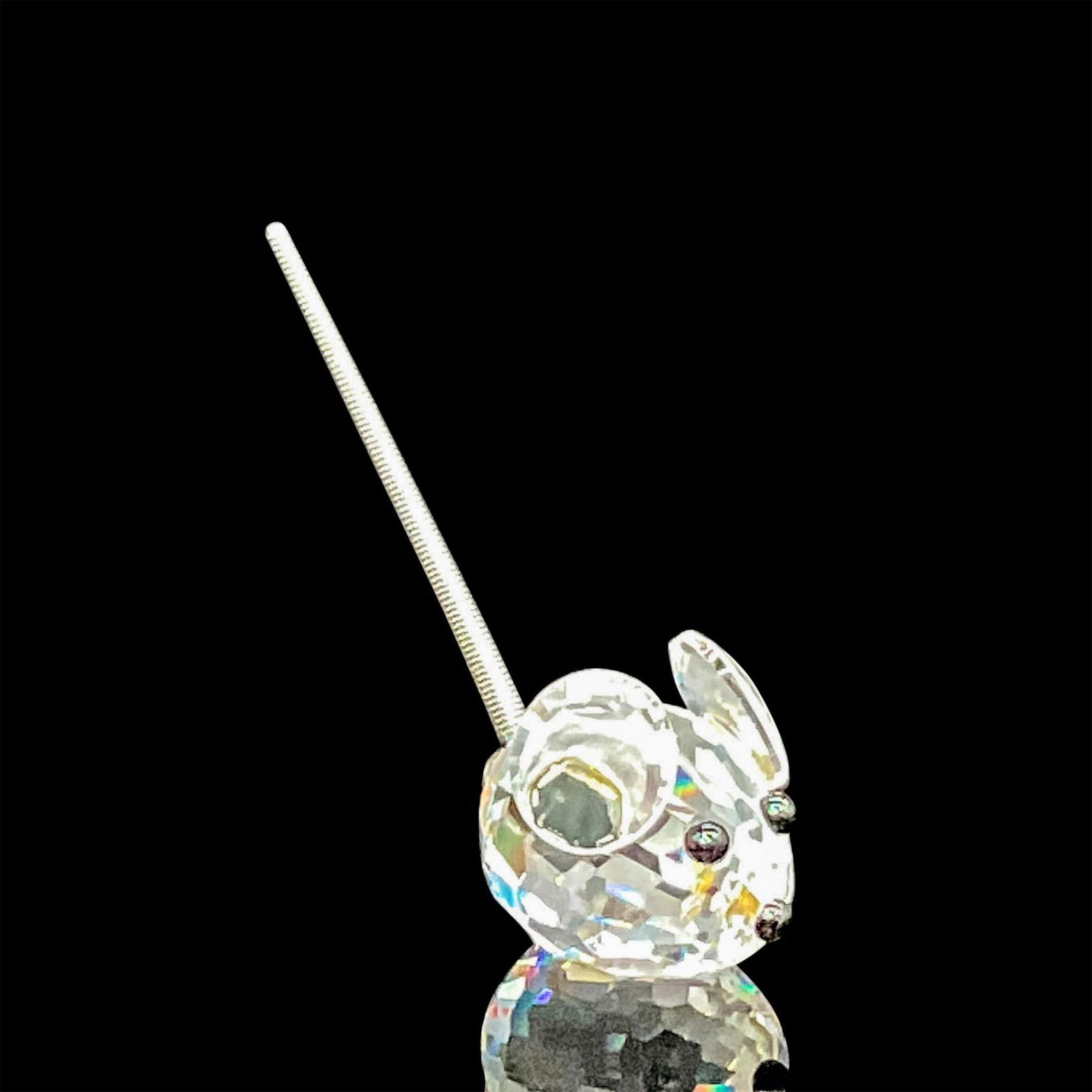 Swarovski Silver Crystal Figurine, Mini Mouse (1 of 3)
