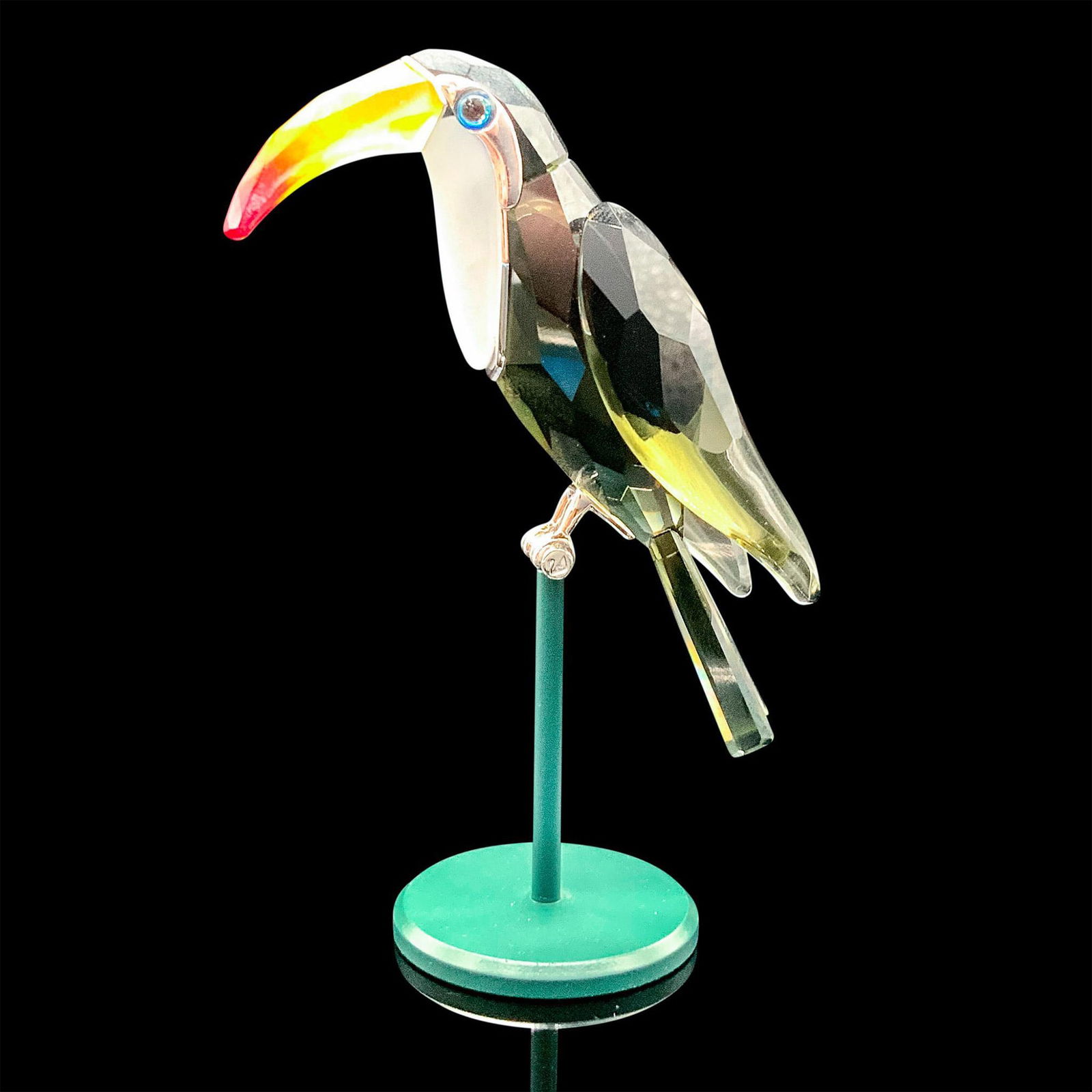 Swarovski Crystal Figurine, Belyaka Black Diamond Bird (1 of 5)