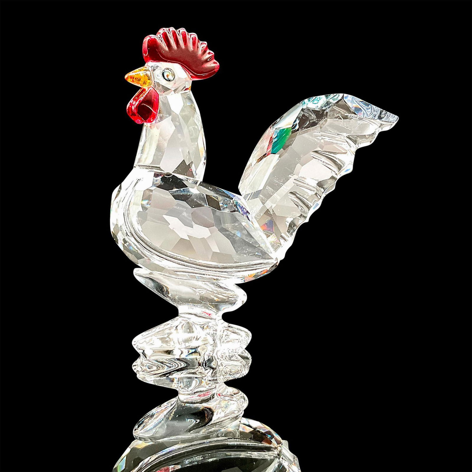 Swarovski Crystal Miniature Figurine, Cockerel (1 of 4)