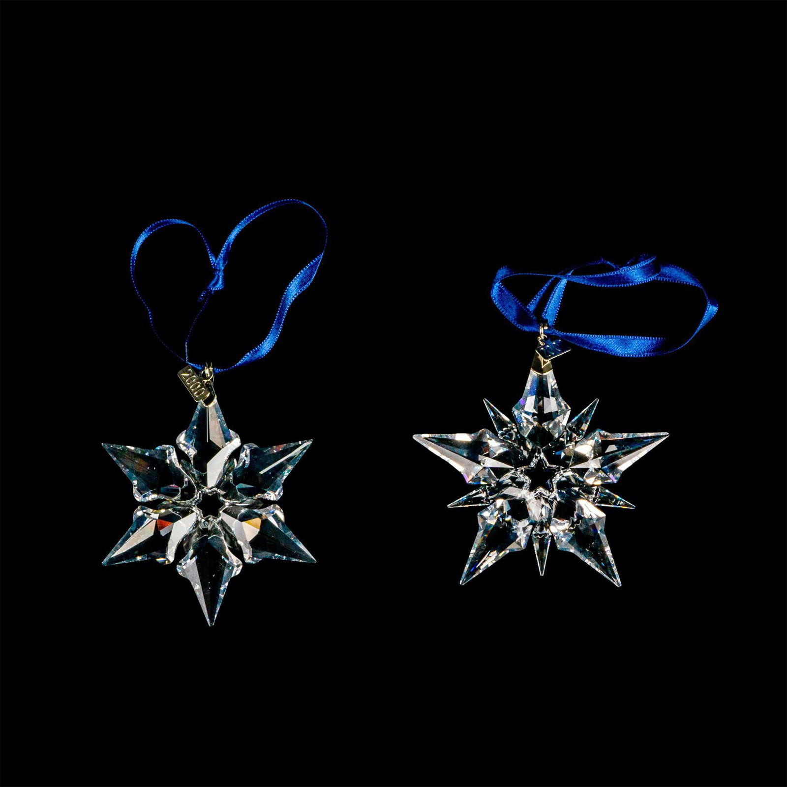 2pc Swarovski Crystal Christmas Ornaments (1 of 2)