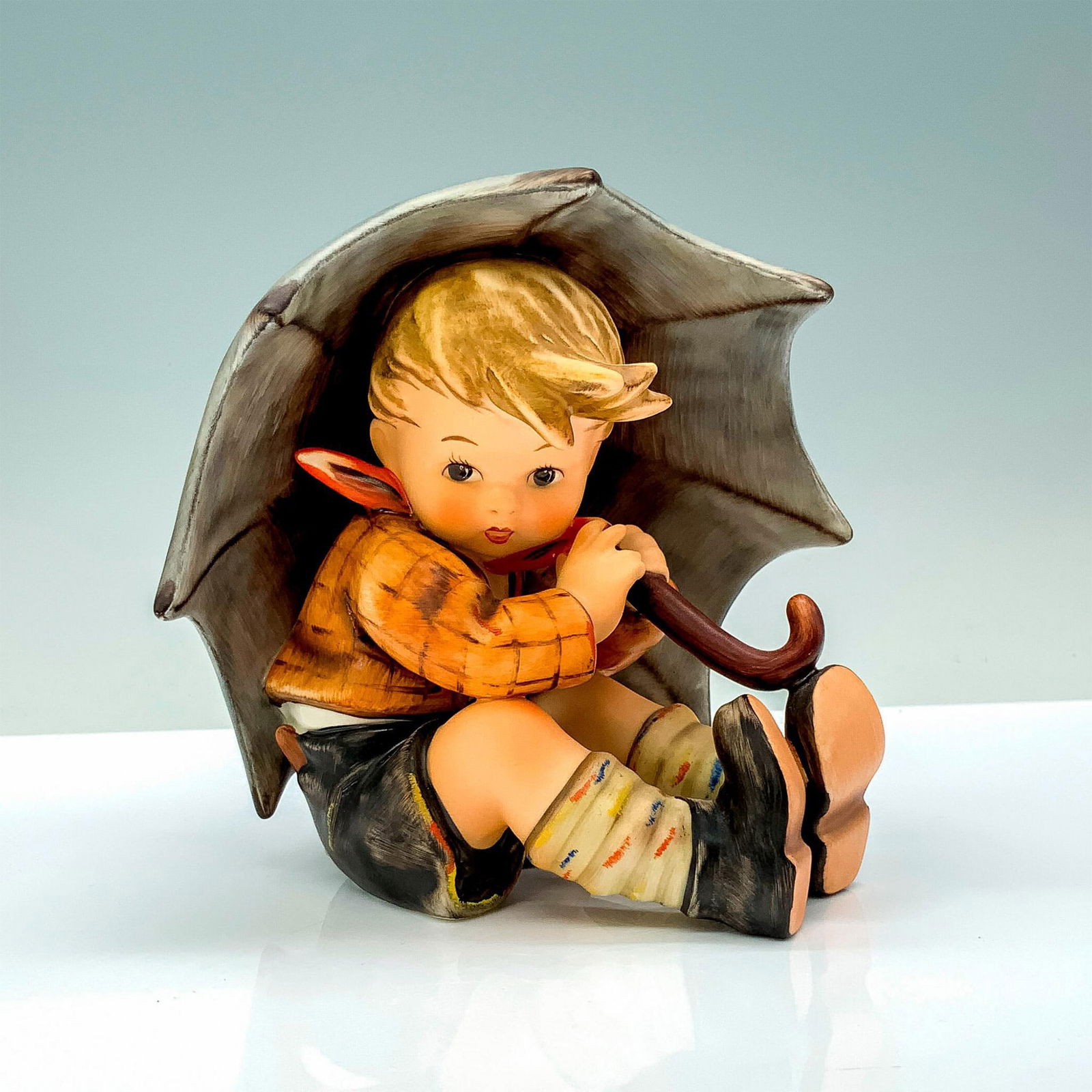 Goebel Hummel Porcelain Figurine, Umbrella Boy (1 of 3)