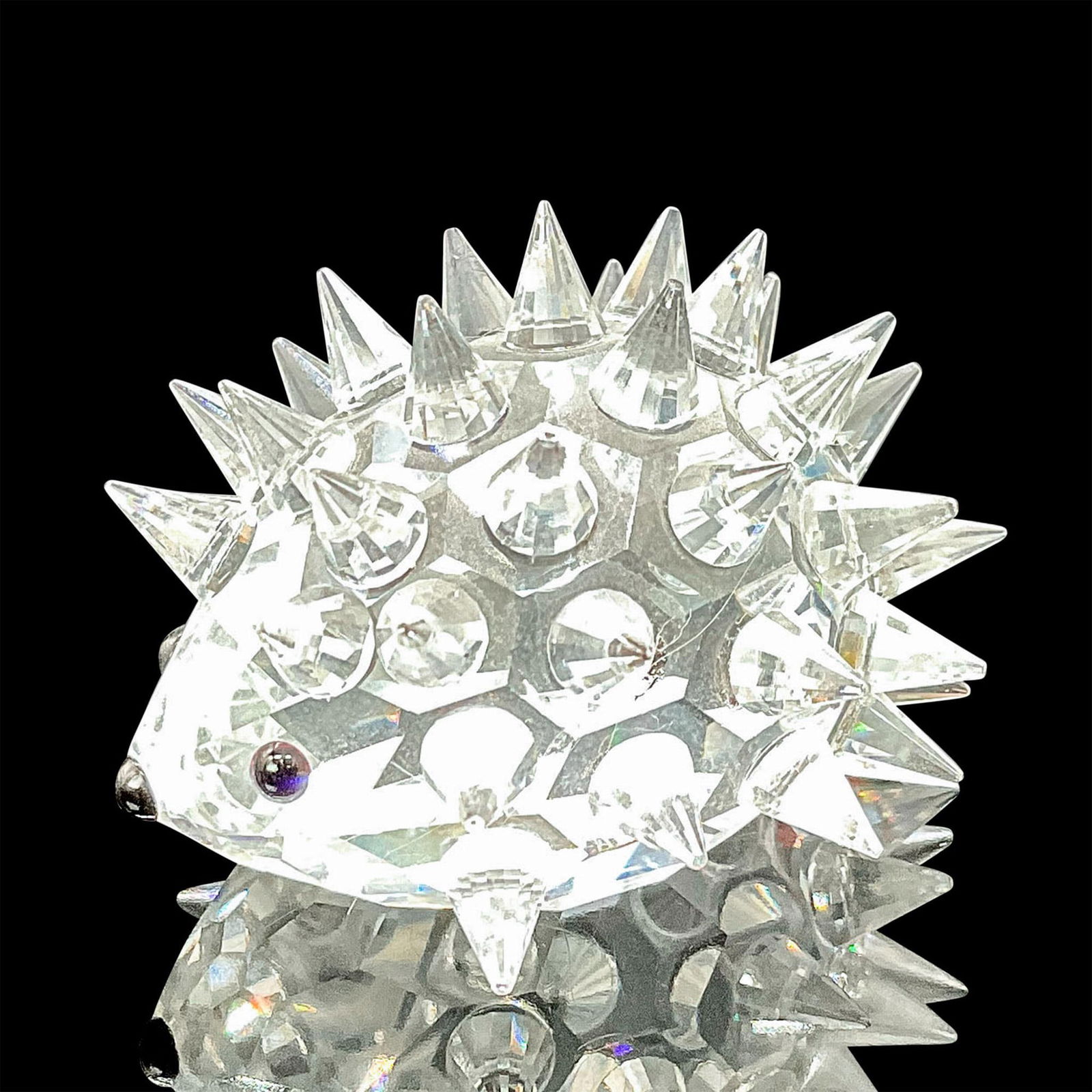 Swarovski Crystal Figurine, Hedgehog Small No Whiskers (1 of 3)