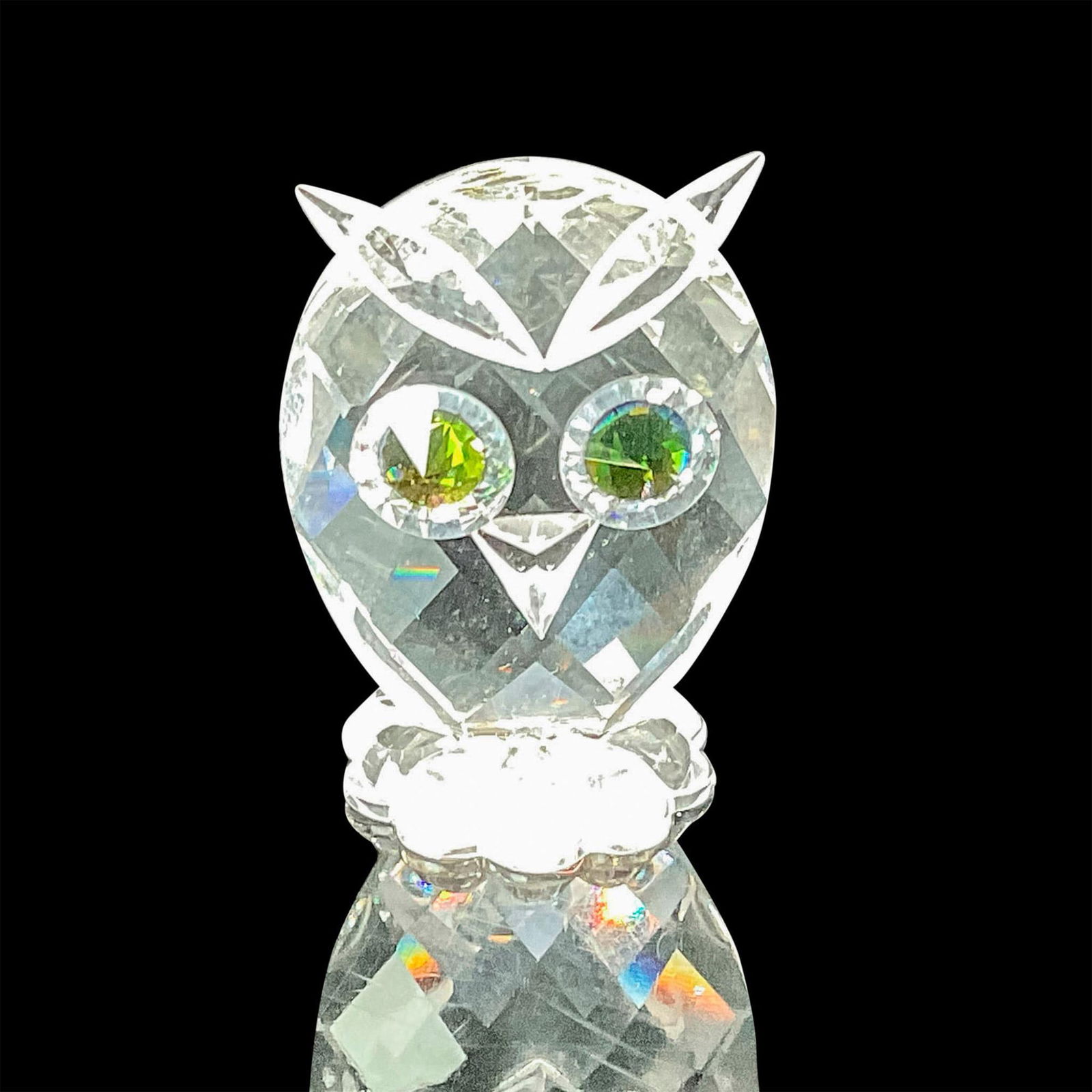 Swarovski Crystal Figurine, Owl Miniature (1 of 3)
