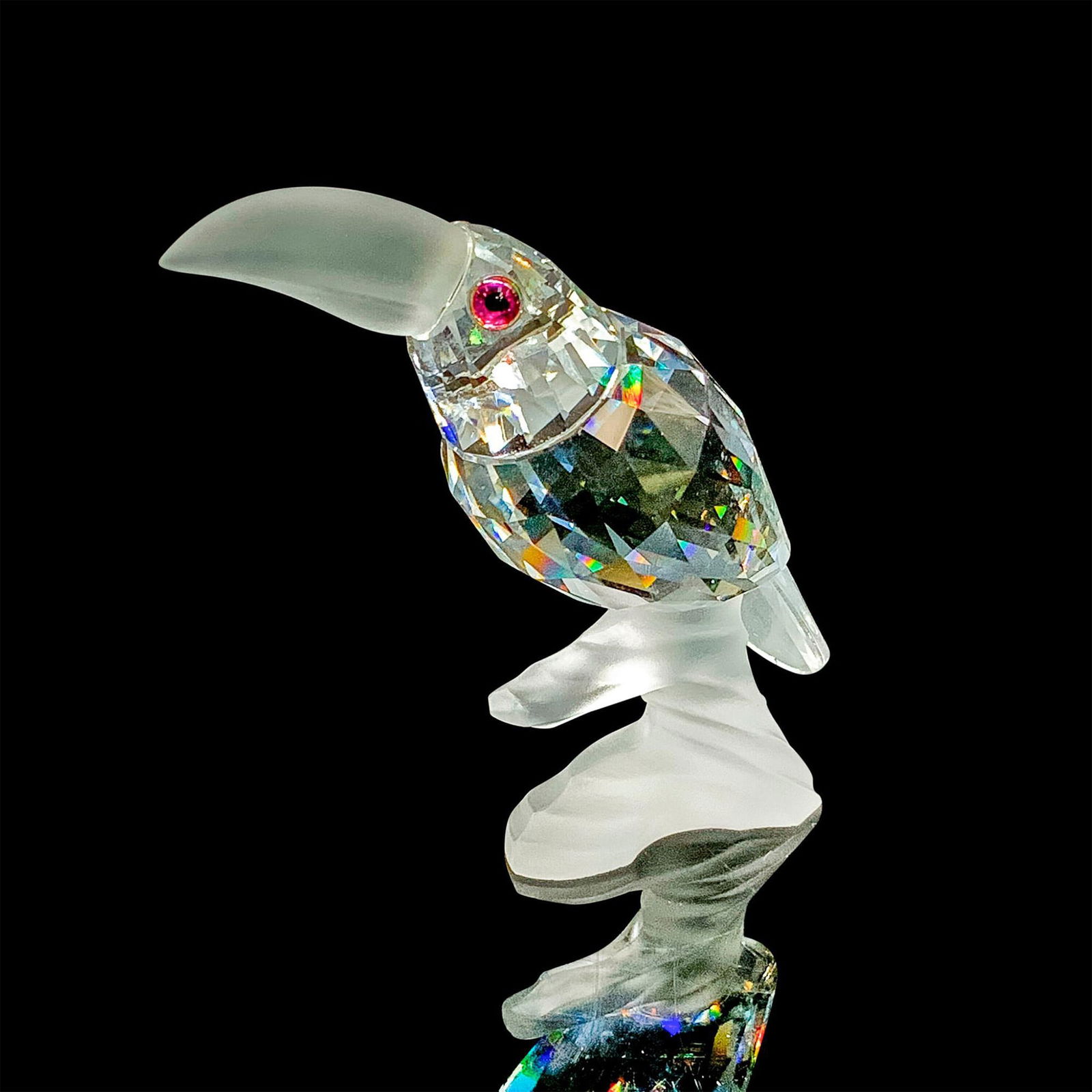 Swarovski Crystal Figurine, Toucan on Branch (1 of 3)