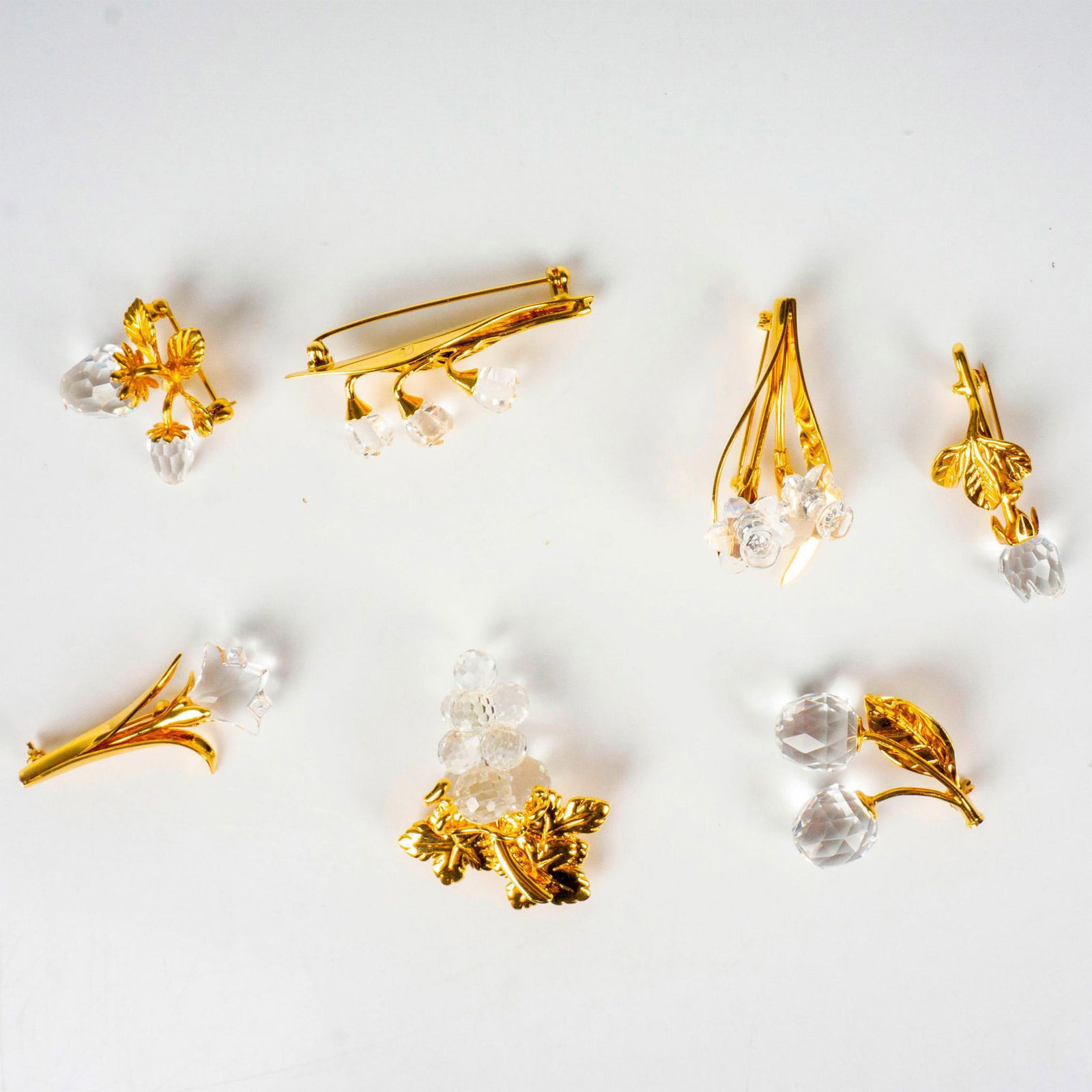 7pc Swarovski Crystal Memories Brooches (1 of 3)