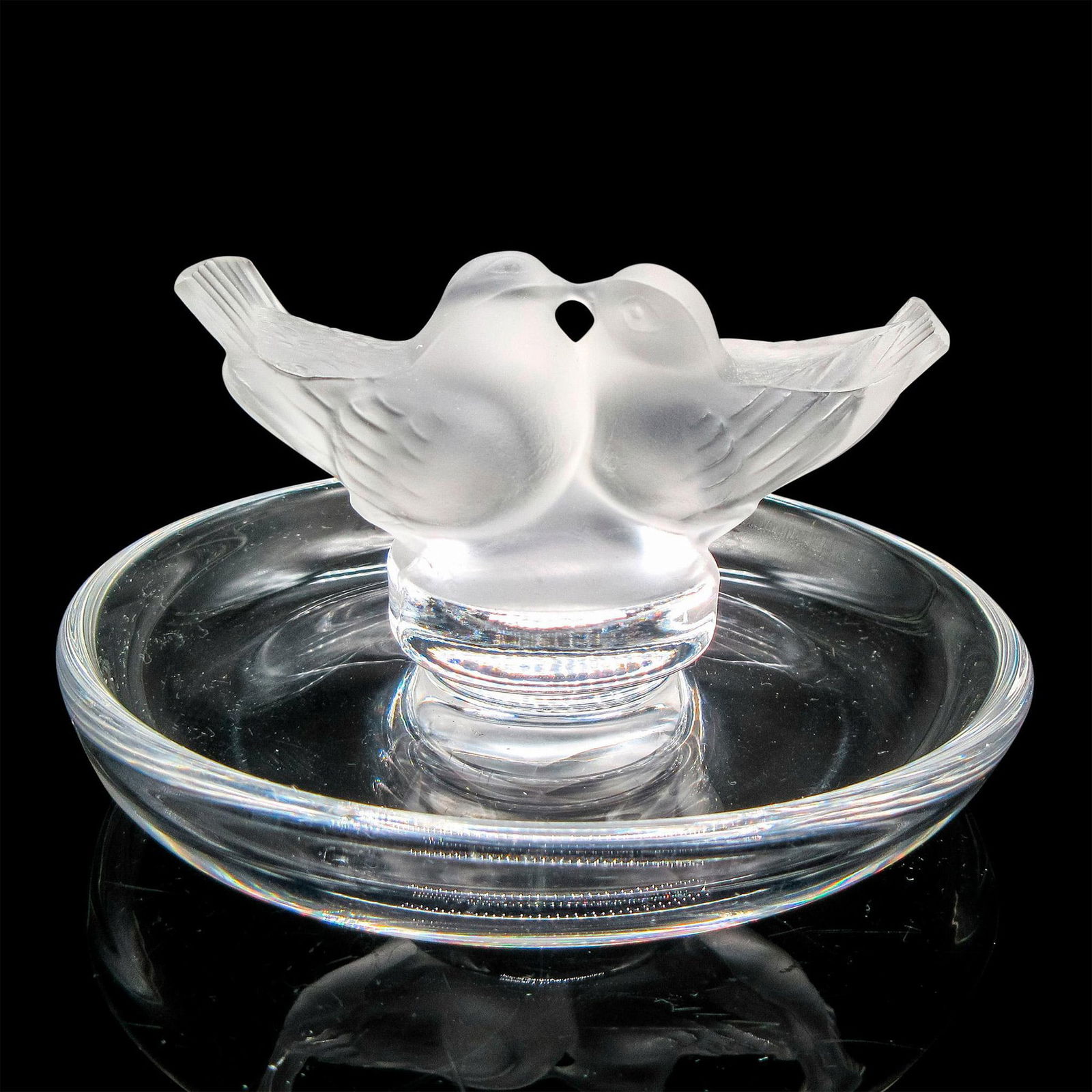 Lalique Crystal Love Birds Ring Tray (1 of 3)