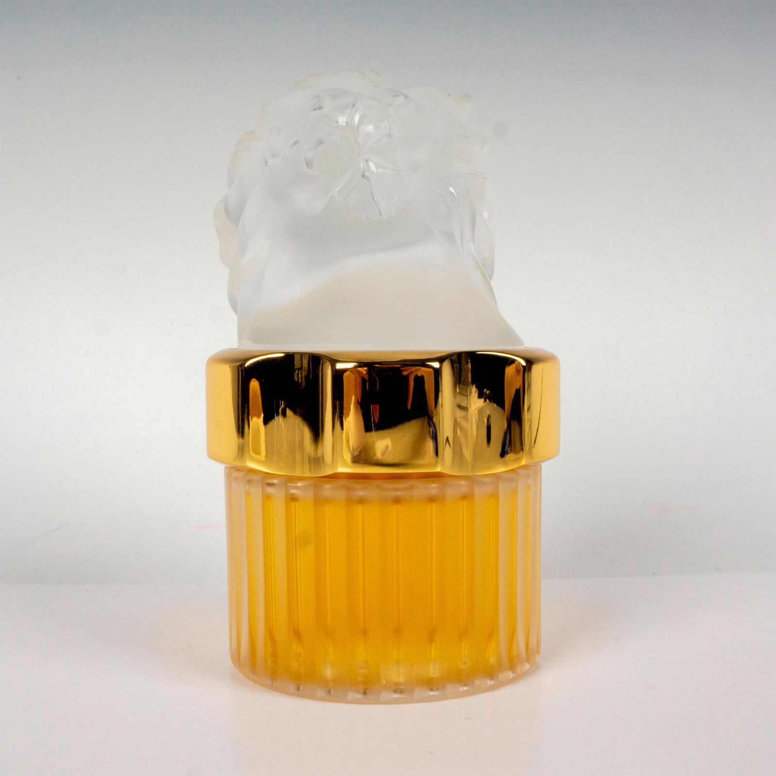 Lalique Crystal Perfume Bottle Flacon Collection, Lion (1 of 3)