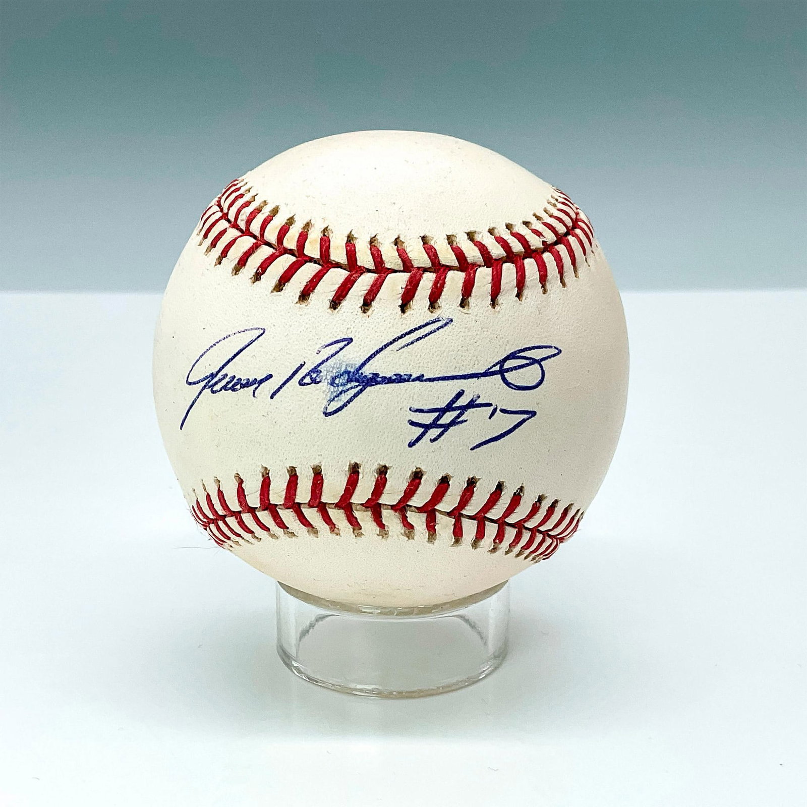 Ivan Rodriguez Autographed Baseball Official MLB Ball (1 of 2)
