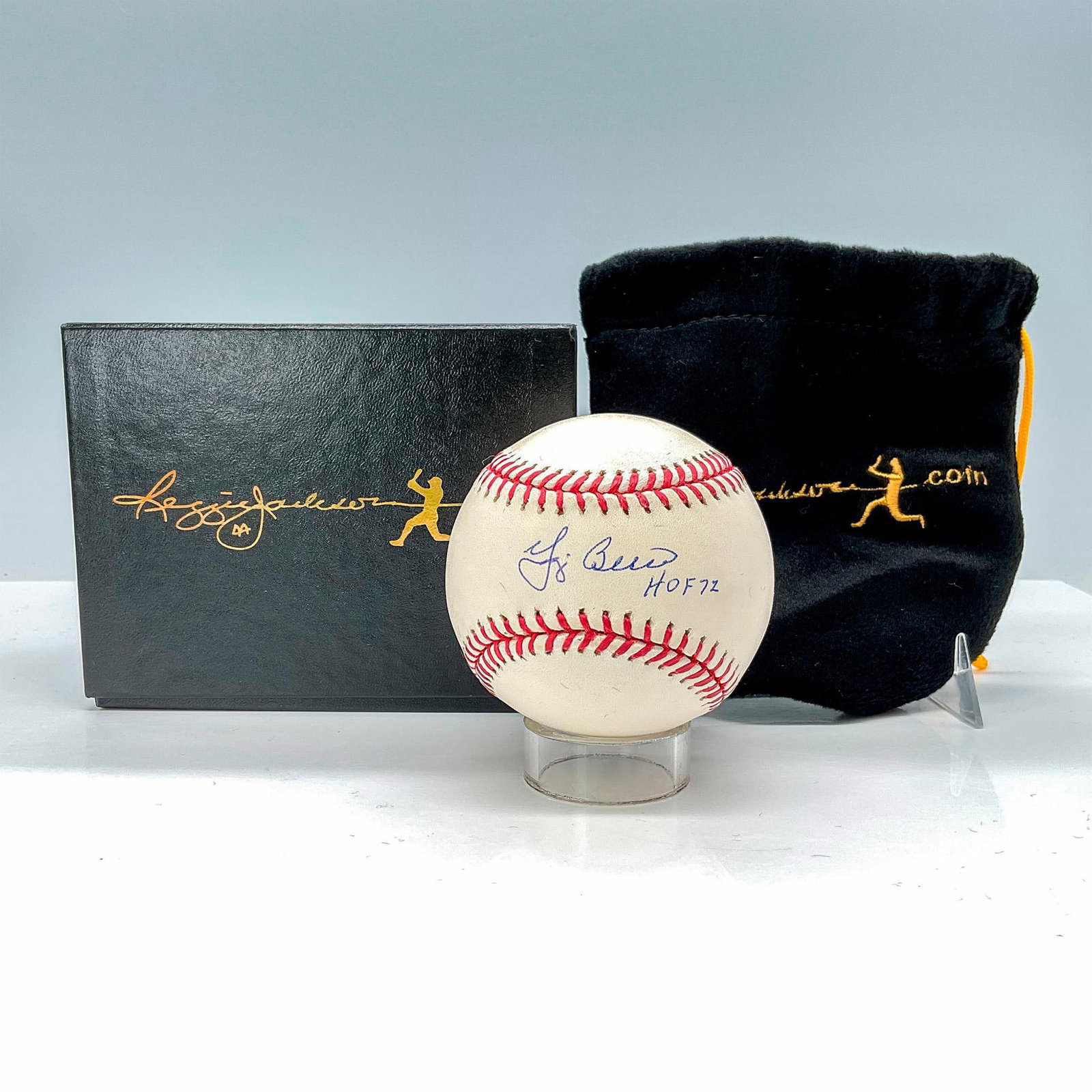 Yogi Berra Autographed Baseball by ReggieJackson.com (1 of 2)