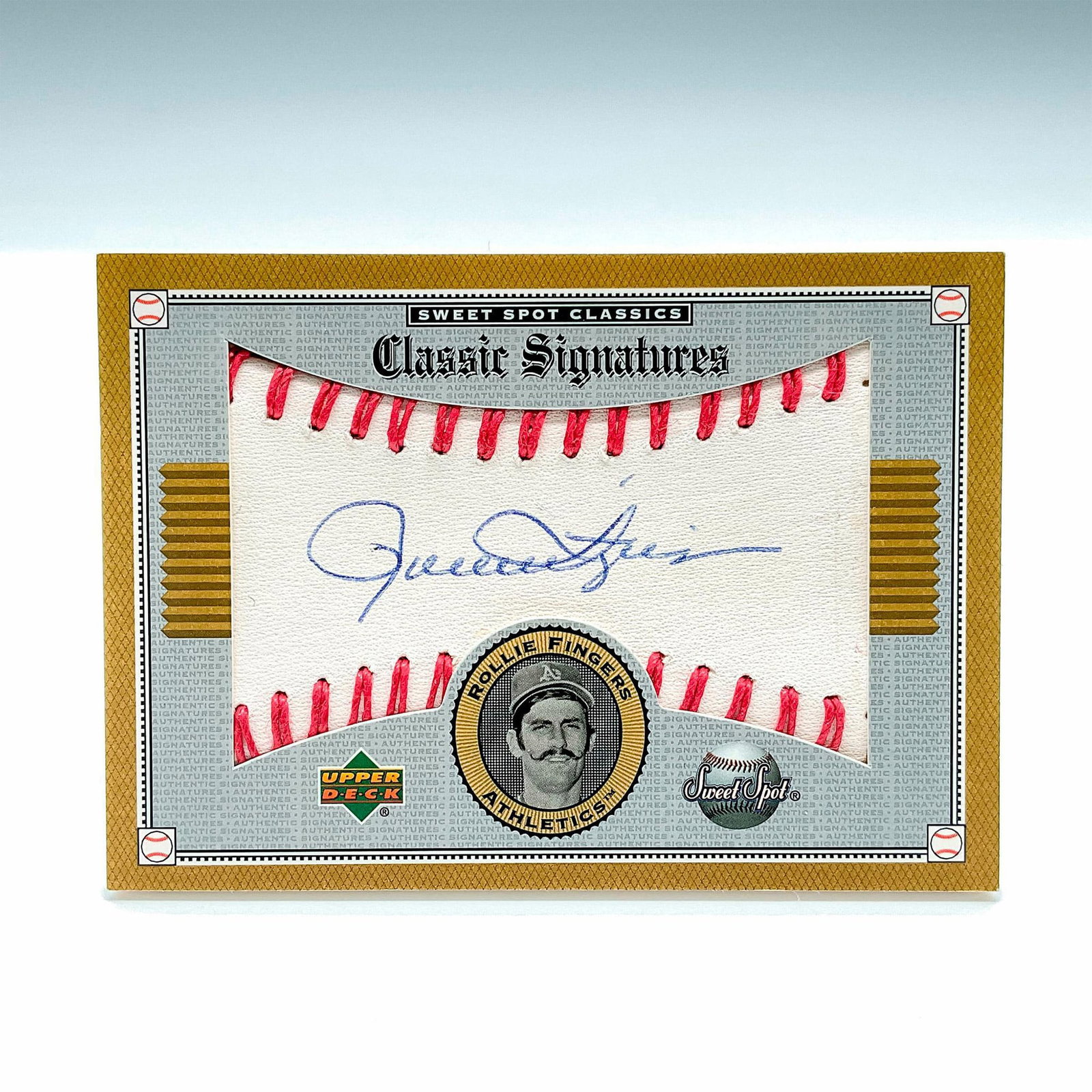 Rollie Fingers Sweet Spot Gold Classic Signatures Card (1 of 2)