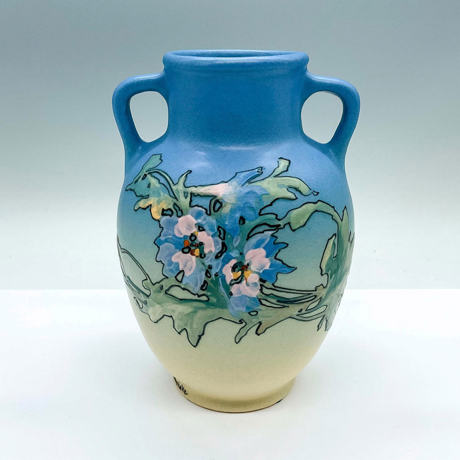 Weller Hudson Pottery by Mae Timberlake Vase, Signed (1 of 3)