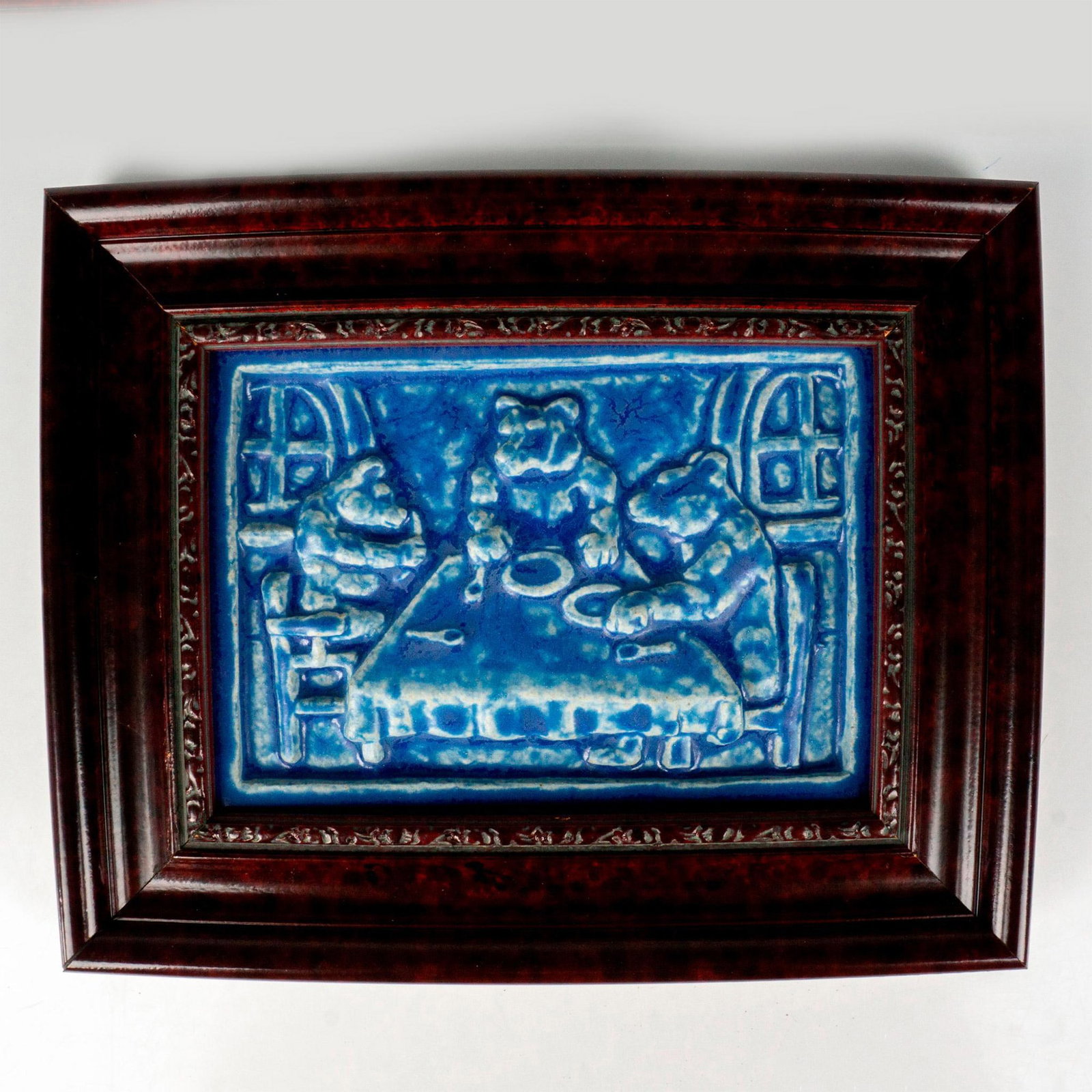 Pewabic Pottery Pictorial Plaque, The Three Bears (1 of 3)