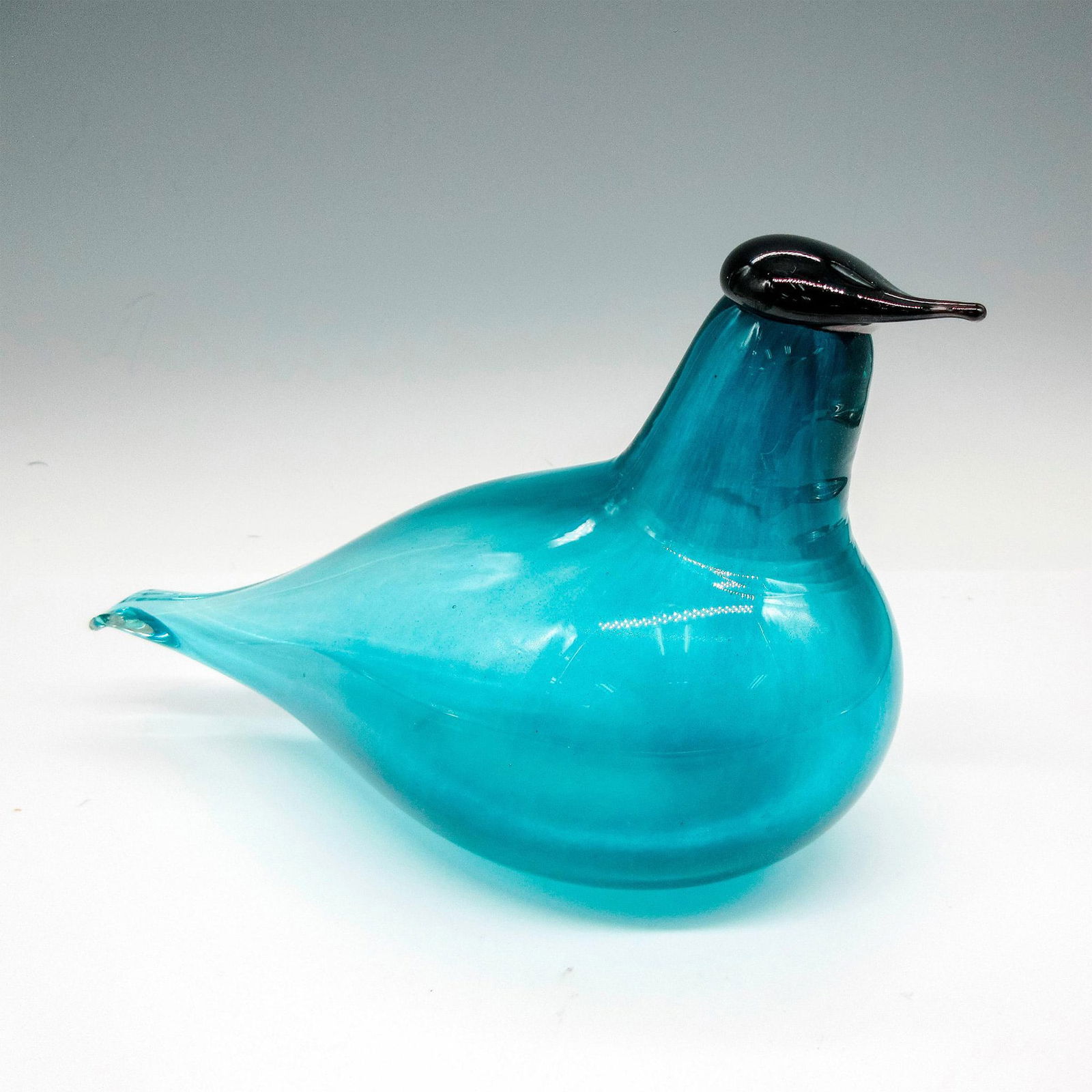 Muurla Art Glass Figurine, Blue Bird (1 of 3)