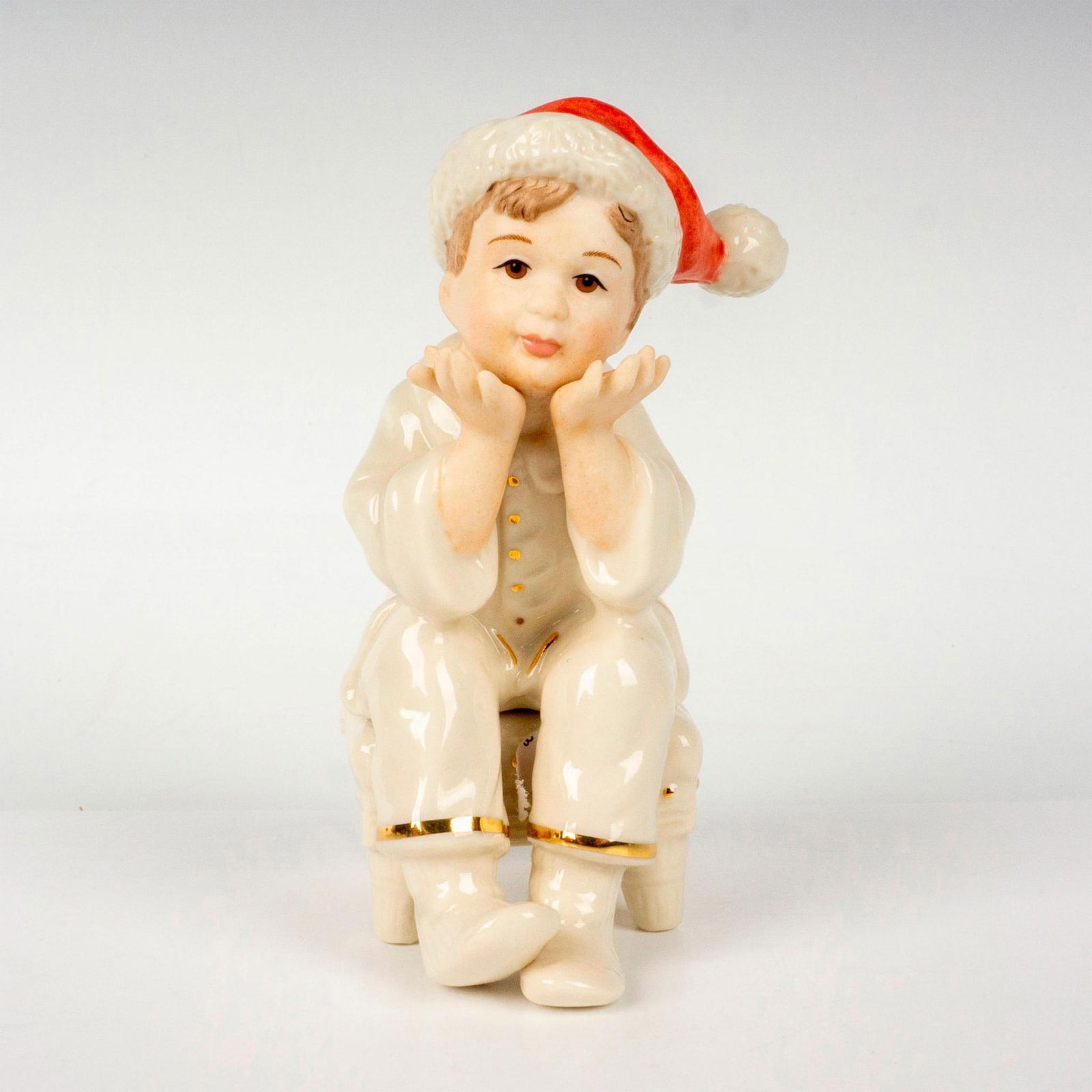 Lenox Fireplace Collection Figurine, Sitting Child (1 of 4)