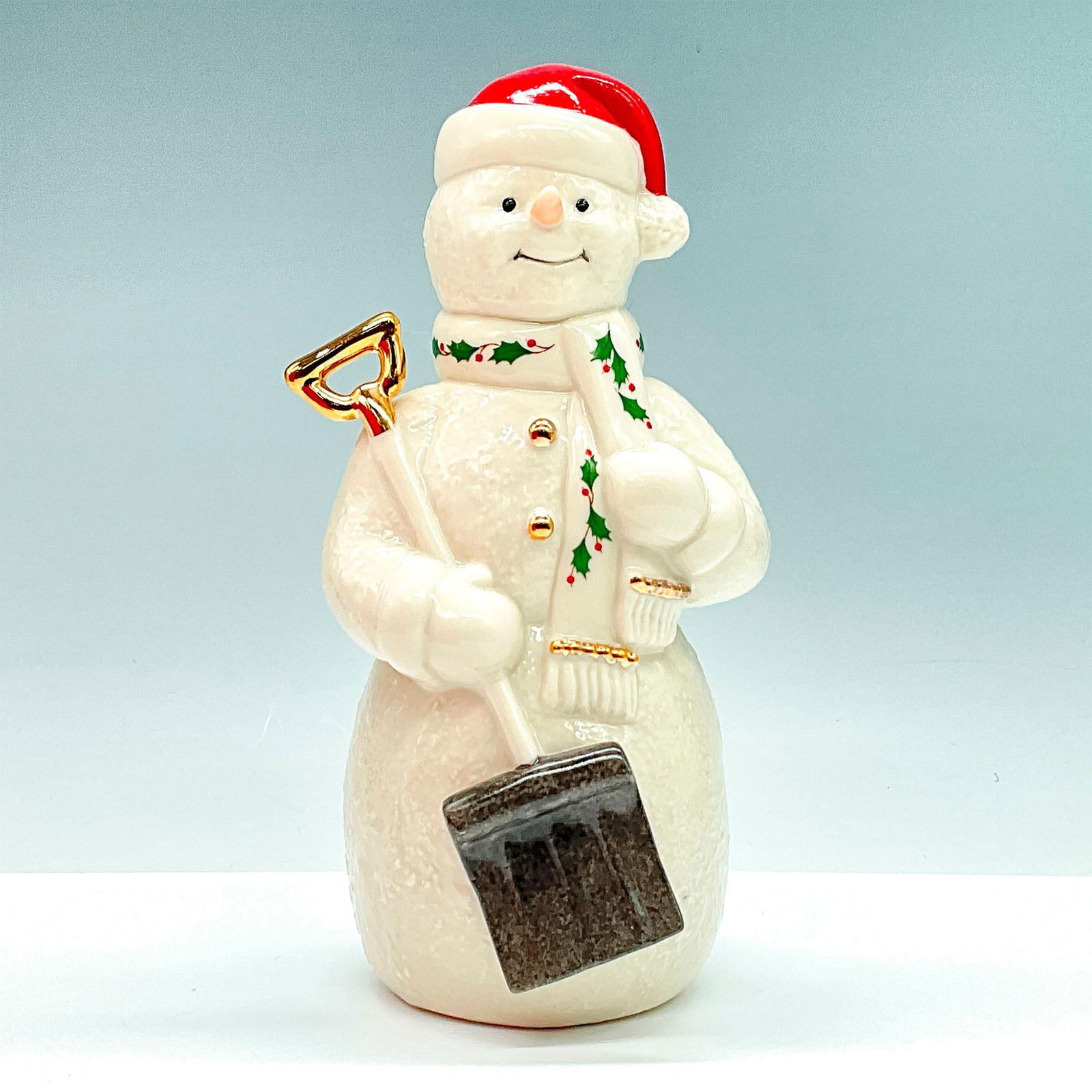 Lenox Porcelain Figurine, Snowman with Shovel (1 of 3)