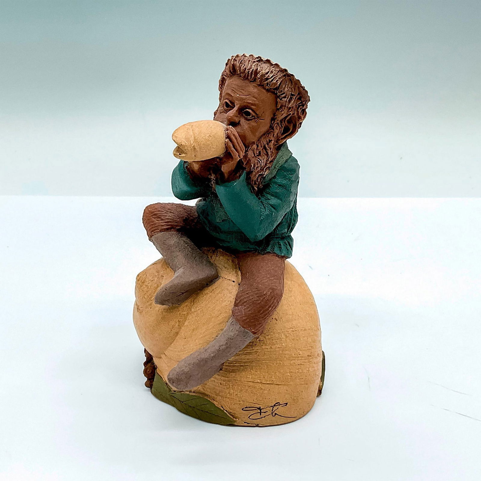 Thomas F. Clark Pecan Shell Resin Figurine, Ivan Signed (1 of 4)