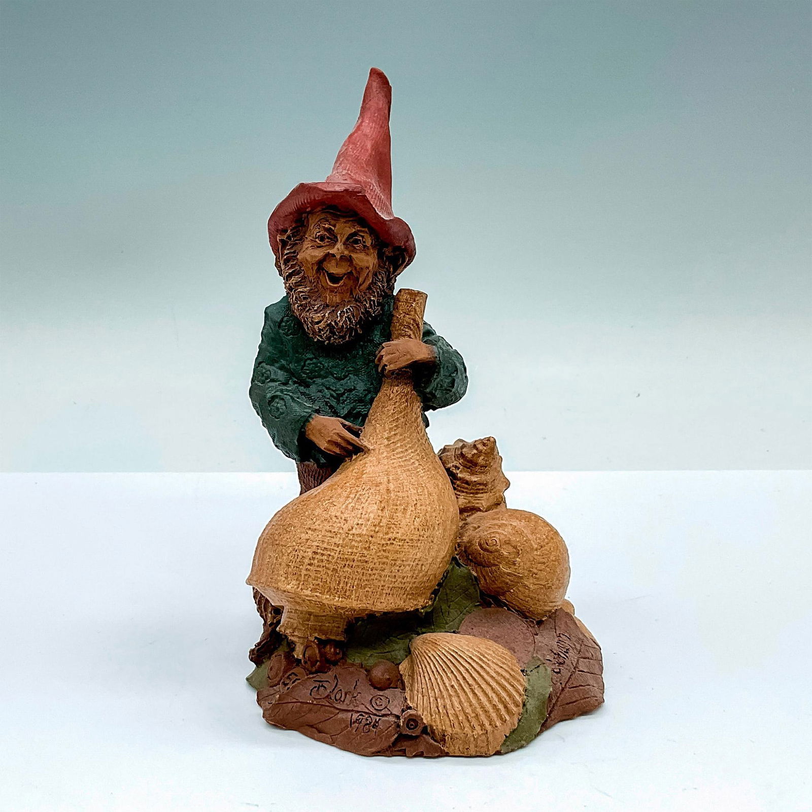 Thomas F. Clark Pecan Shell Resin Figurine, Johann (1 of 5)