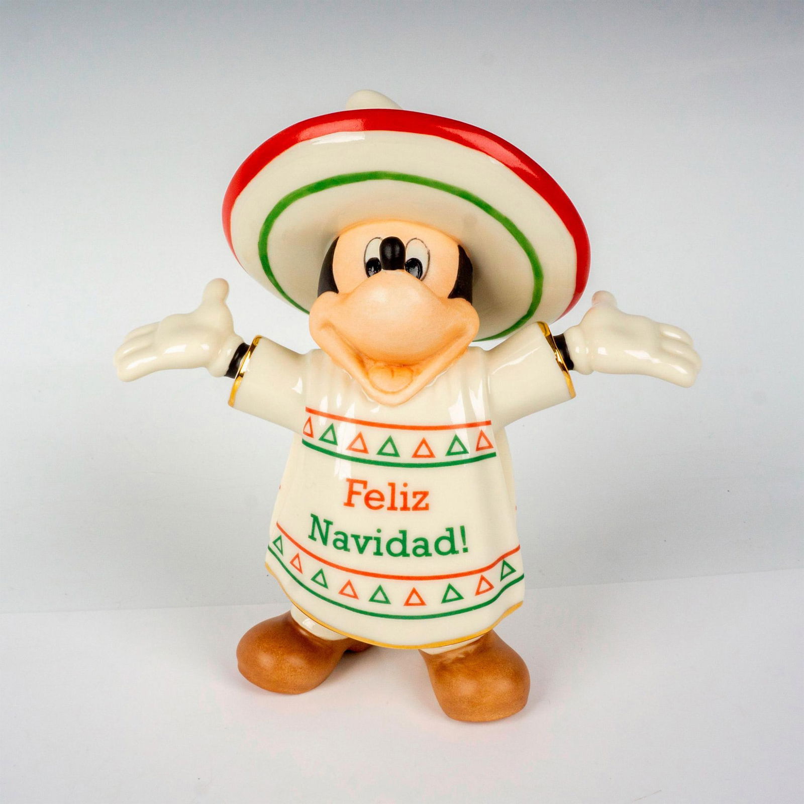 Disney Lenox Figurine, Feliz Navidad Mickey (1 of 3)