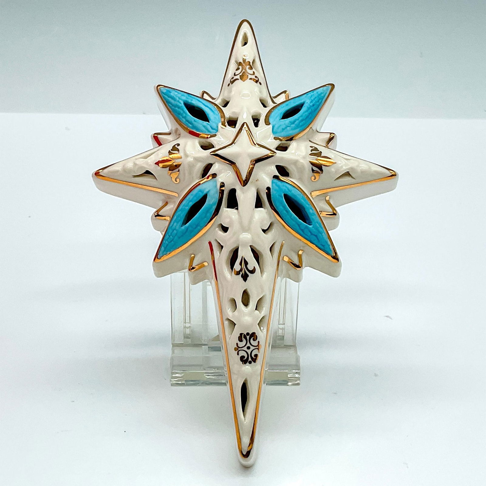 Lenox Porcelain Lighted Star Ornament, Nativity (1 of 3)