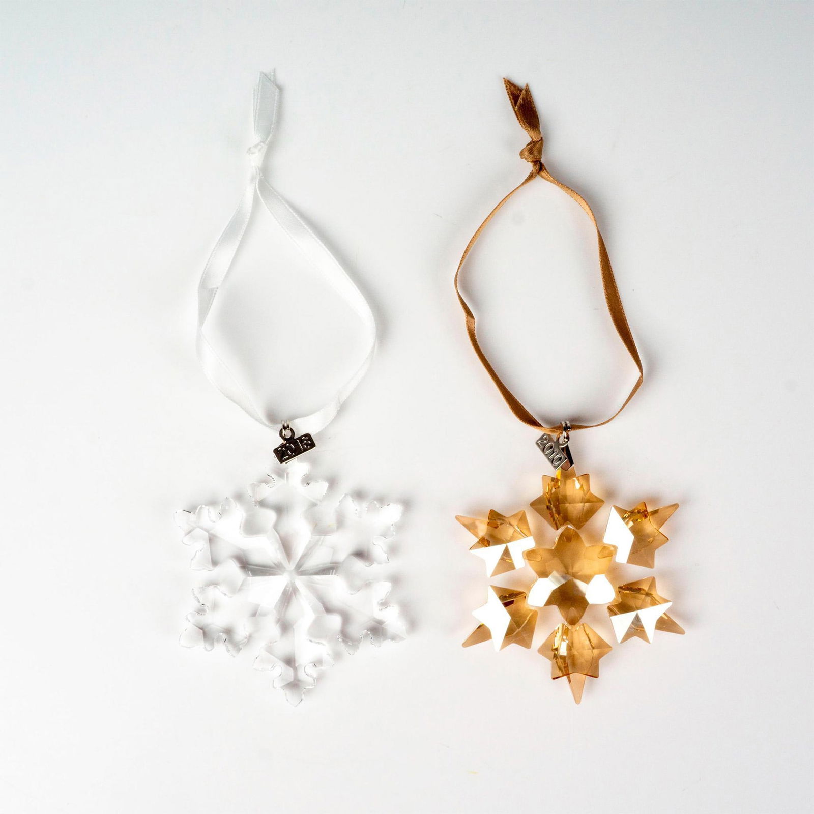 2pc Swarovski Crystal Christmas Ornaments (1 of 2)