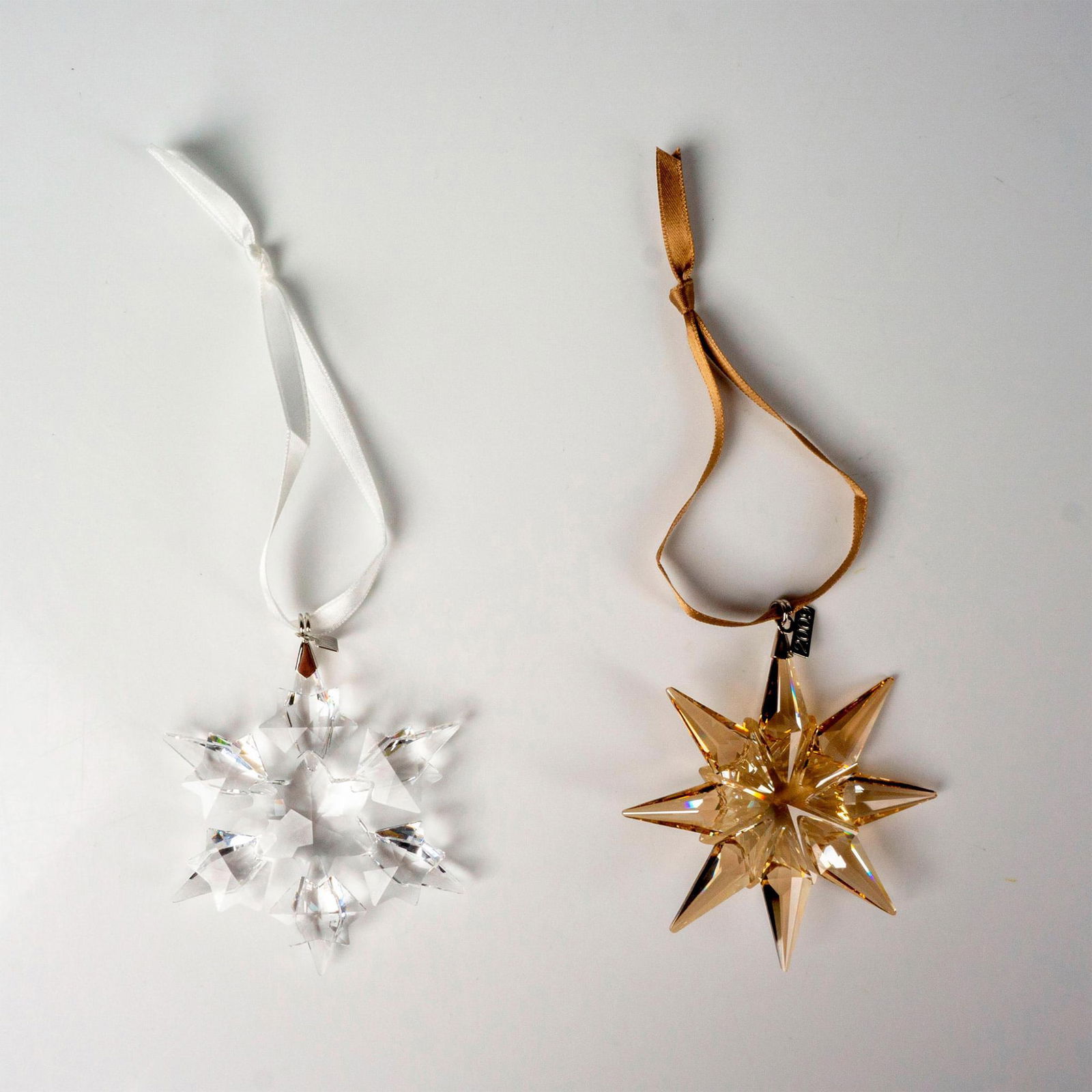 2pc Swarovski Crystal Christmas Ornaments (1 of 2)