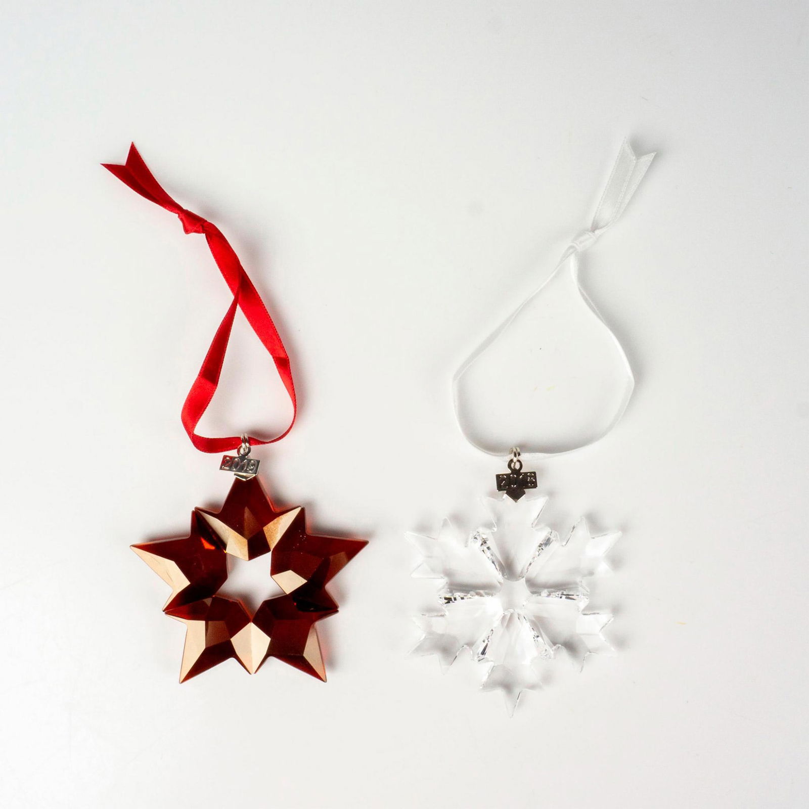 2pc Swarovski Crystal Christmas Ornaments (1 of 2)
