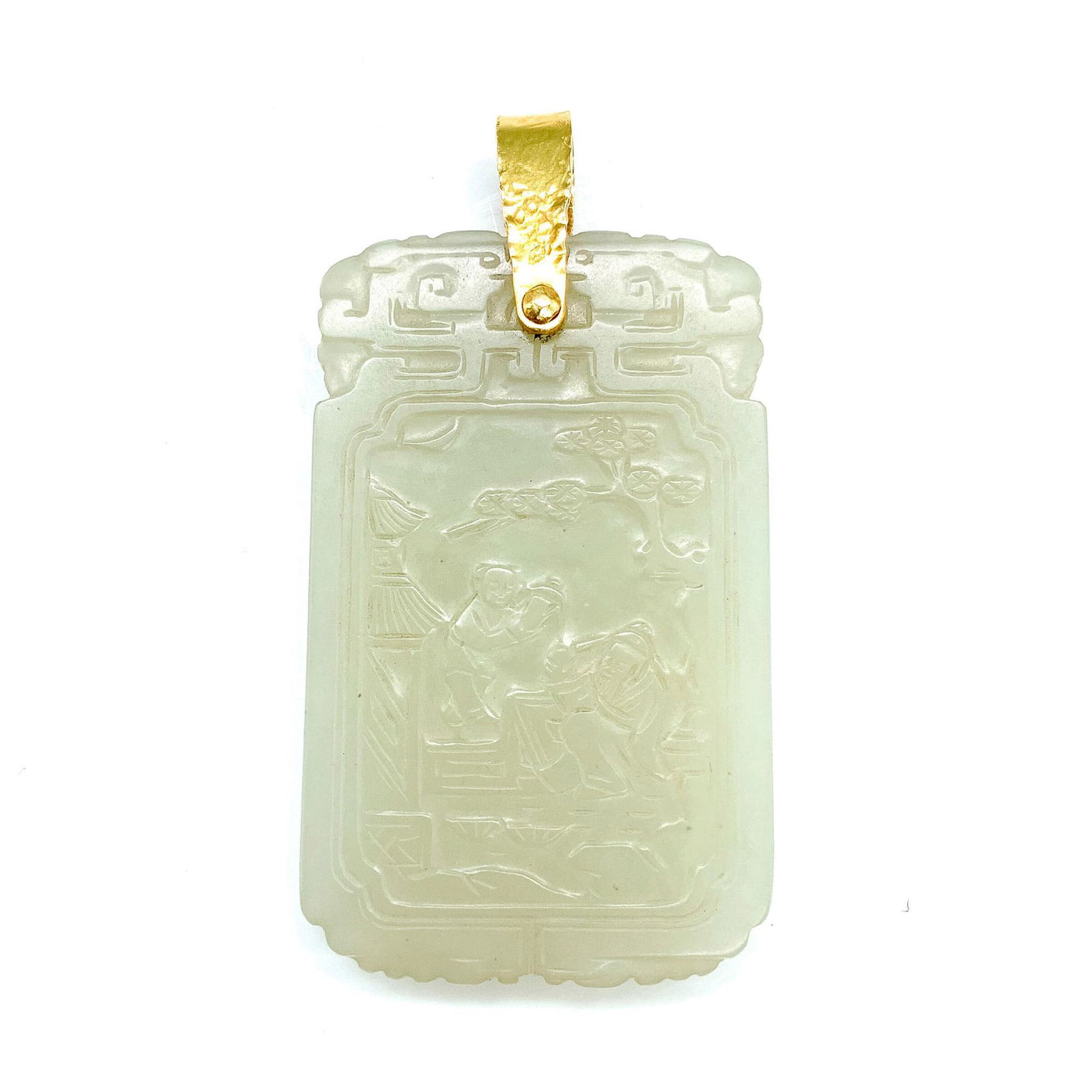 Beautiful Oriental Jade Pendant (1 of 4)