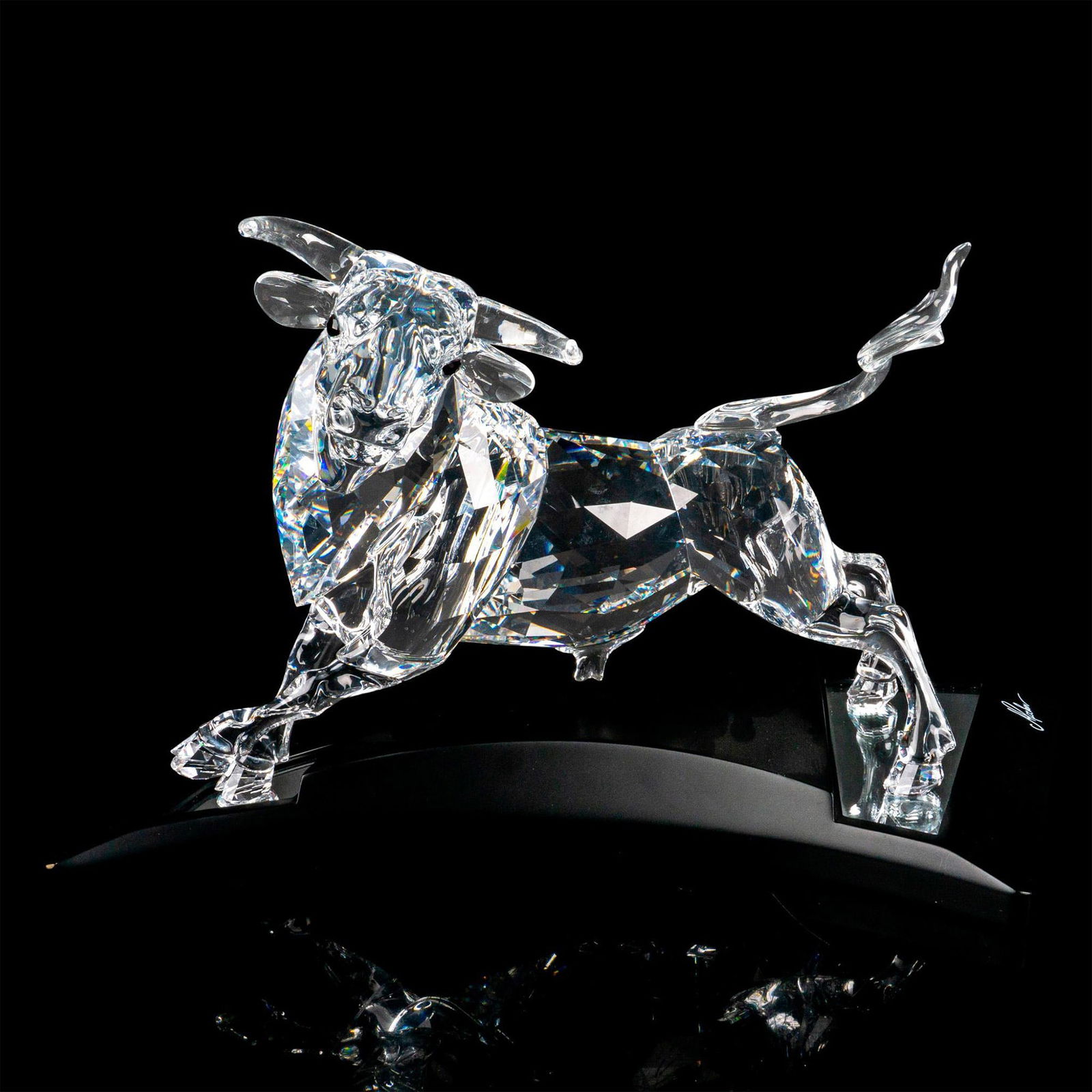 Swarovski Crystal Figurine, Bull (1 of 5)
