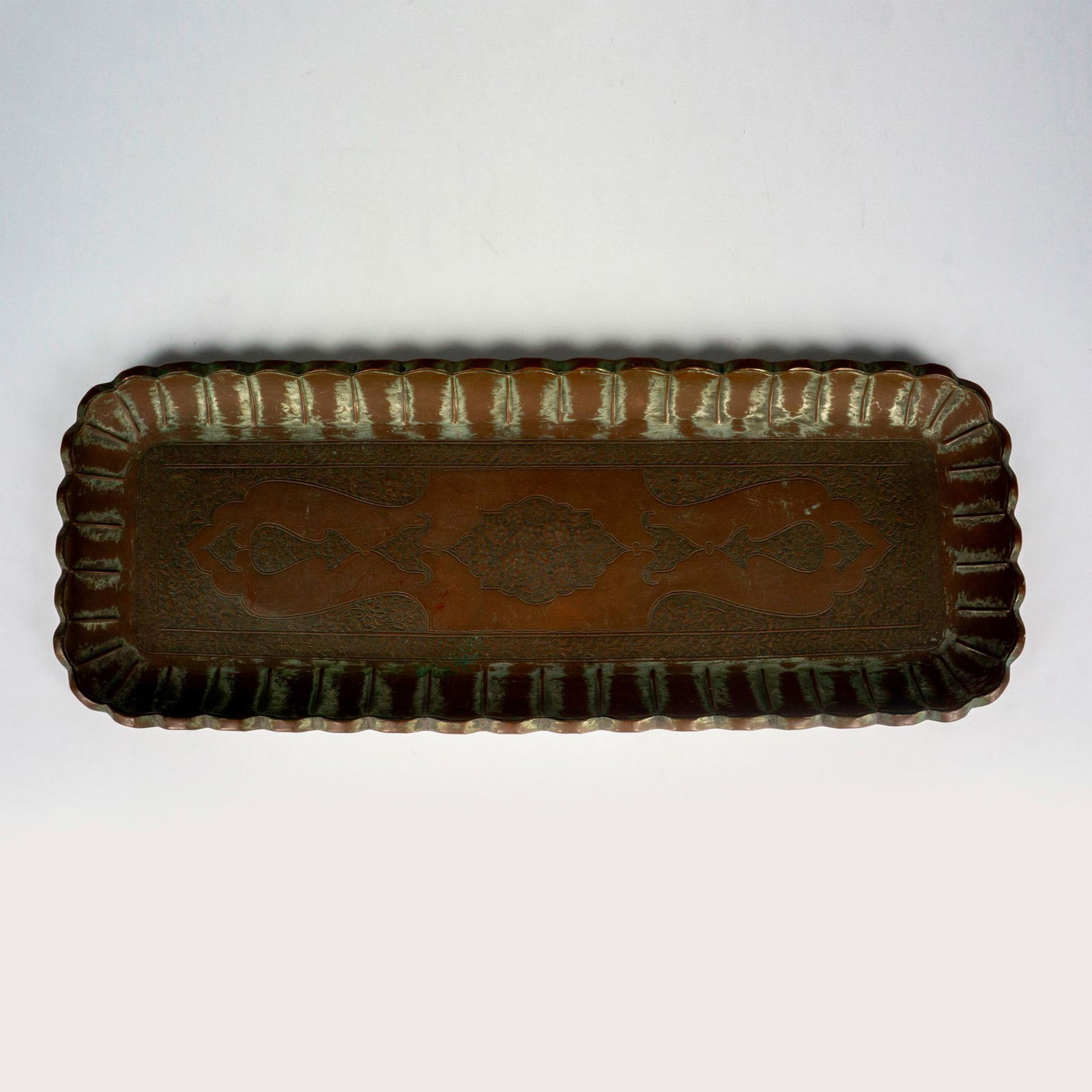 Vintage Middle Eastern Metal Decorative Tray (1 of 3)
