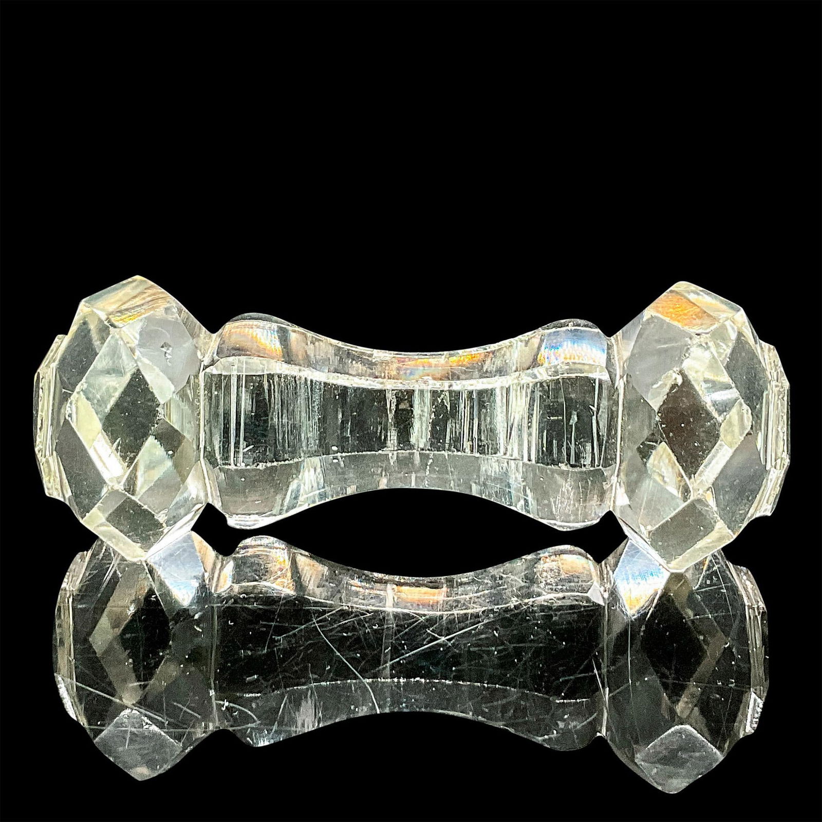 Vintage Faceted Crystal Knife Rest (1 of 3)