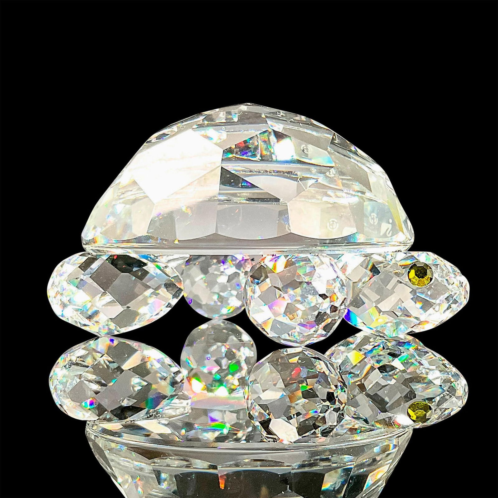 Swarovski Silver Crystal Figurine, Tortoise (1 of 4)
