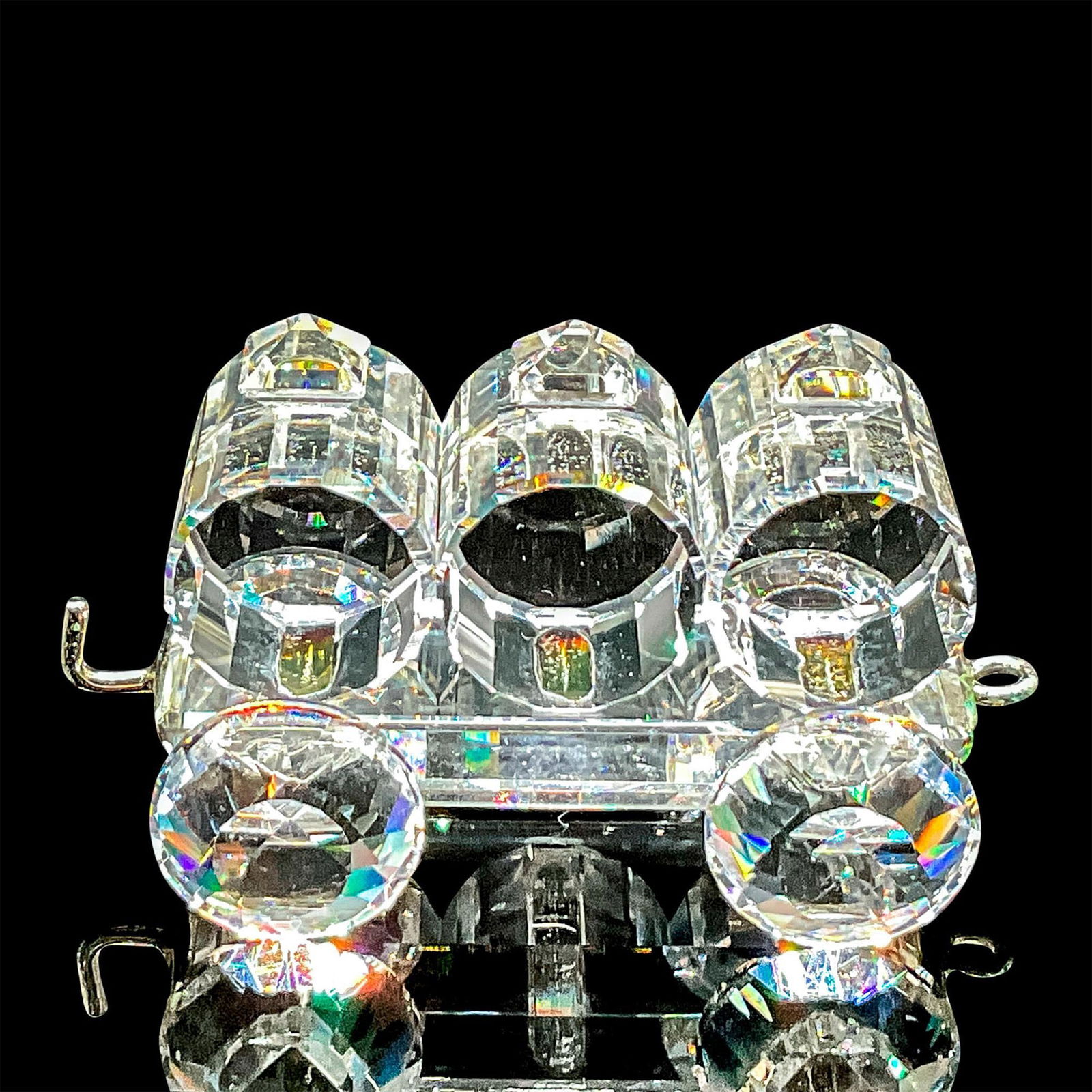 Swarovski Crystal Figurine, Petrol Wagon Train Car (1 of 4)