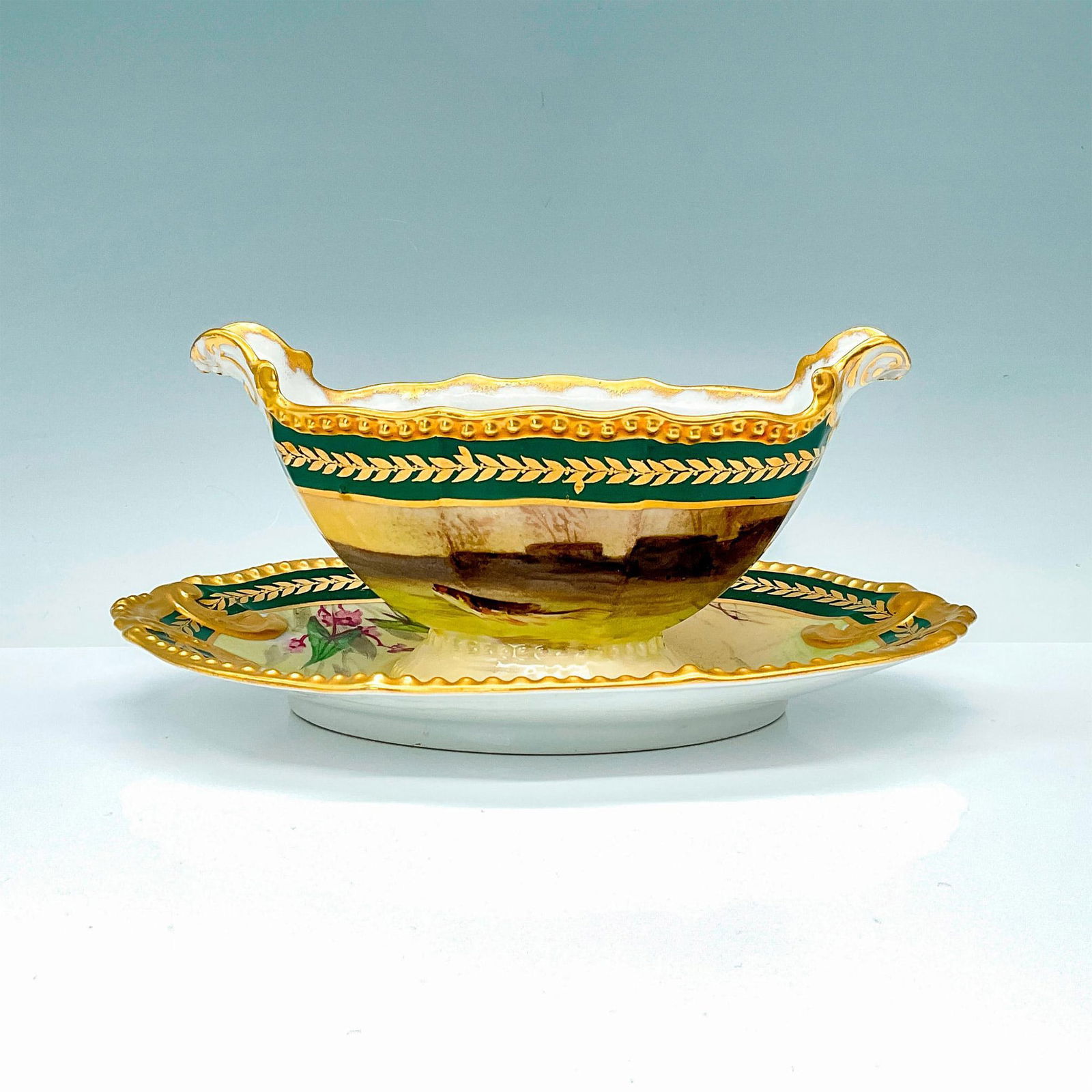 Elite Limoges Porcelain Gravy Boat for Fish Service (1 of 3)