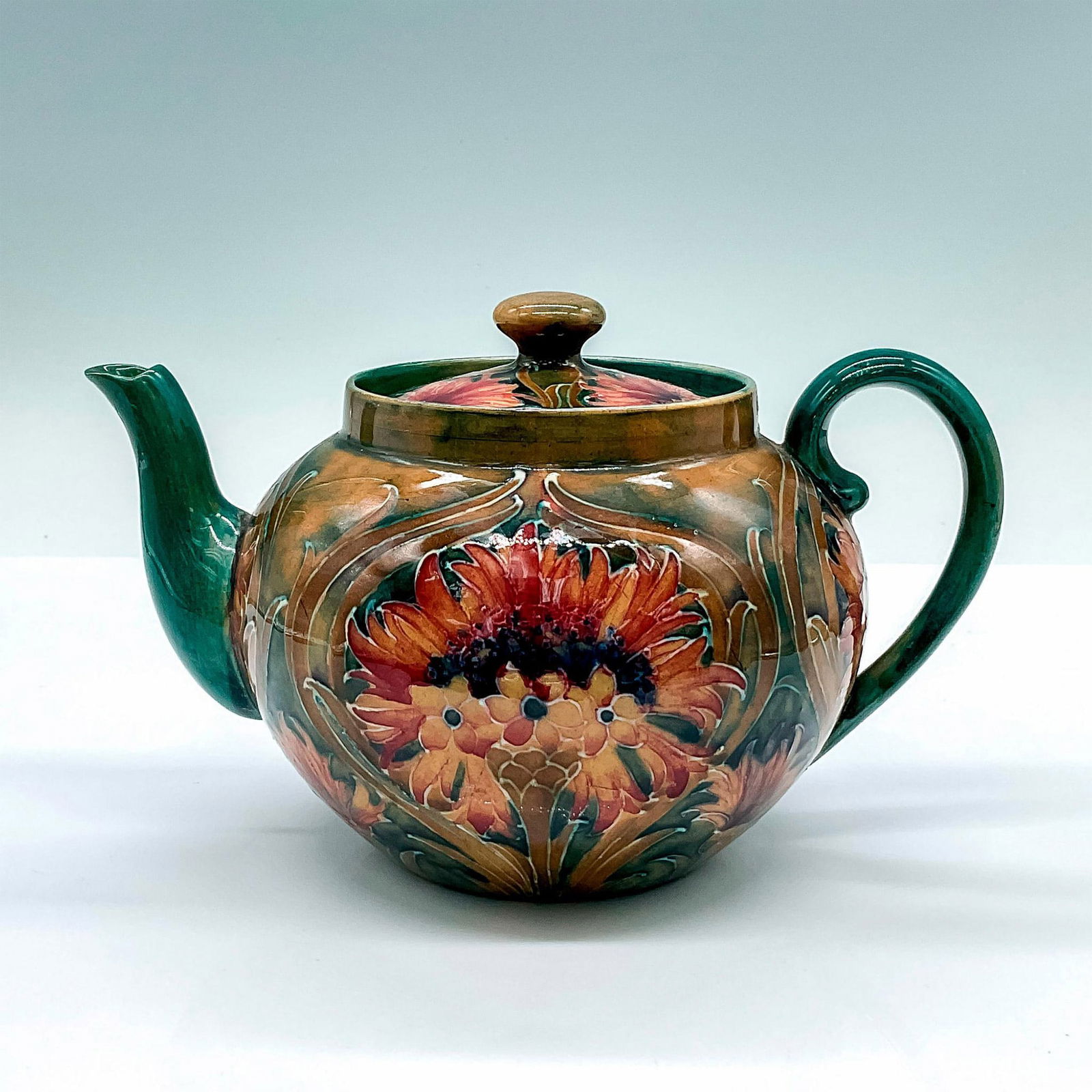 Moorcroft James Macintyre Pottery Cornflower Teapot (1 of 3)
