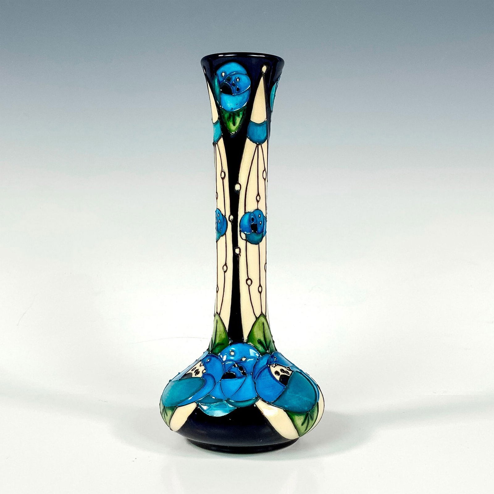 Moorcroft Pottery Rennie Rose Bud Vase (1 of 3)