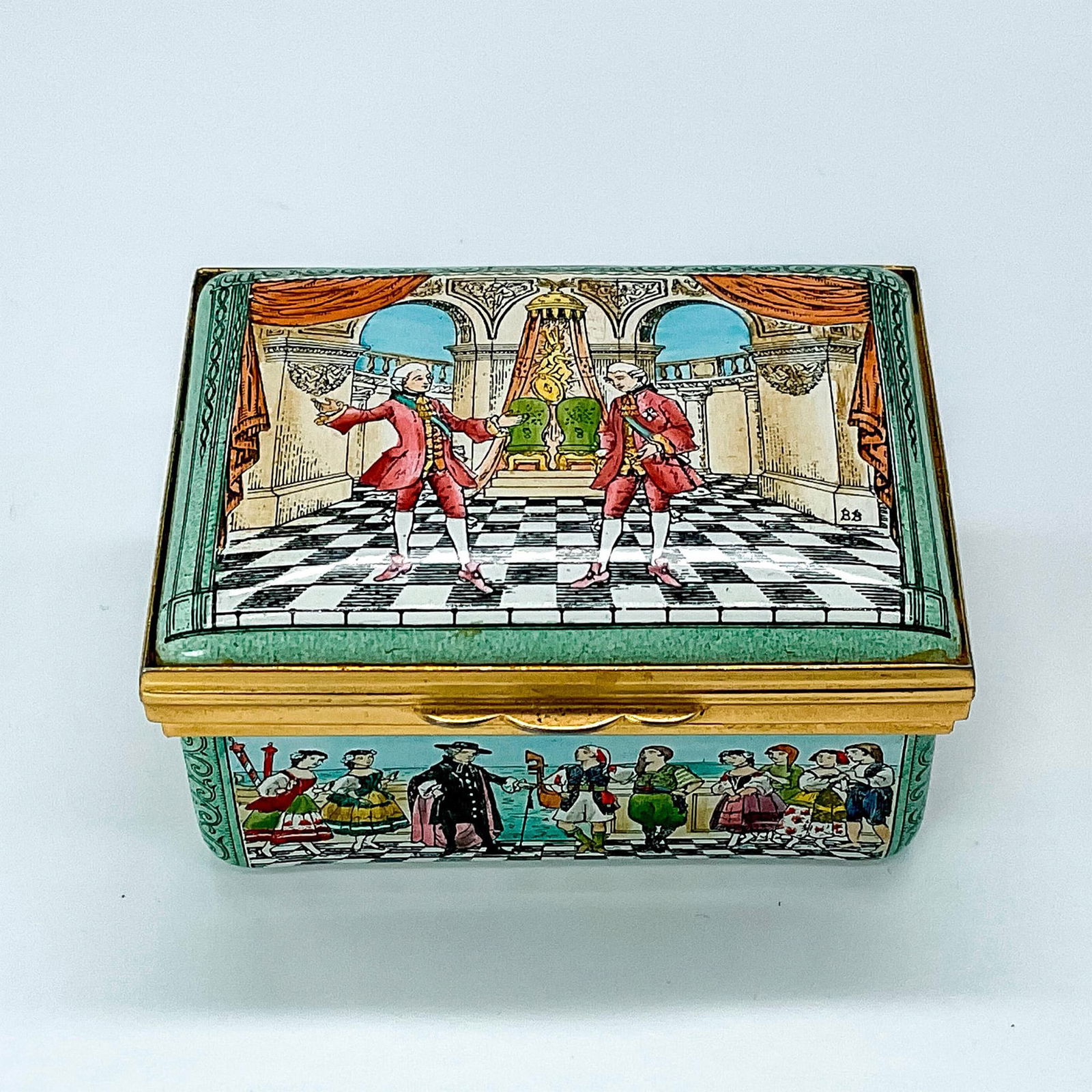 Halcyon Days Enamel Music Box, The Gondoliers (1 of 3)