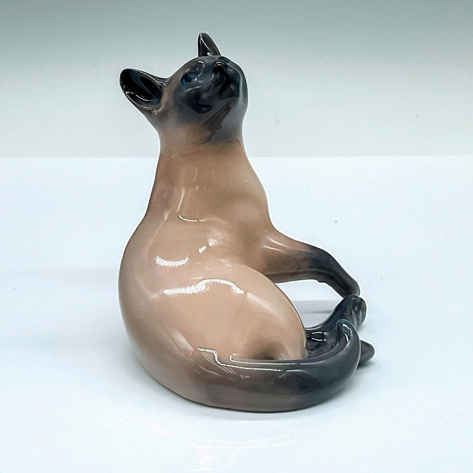 Royal Copenhagen Porcelain Siamese Cat Figurine (1 of 4)