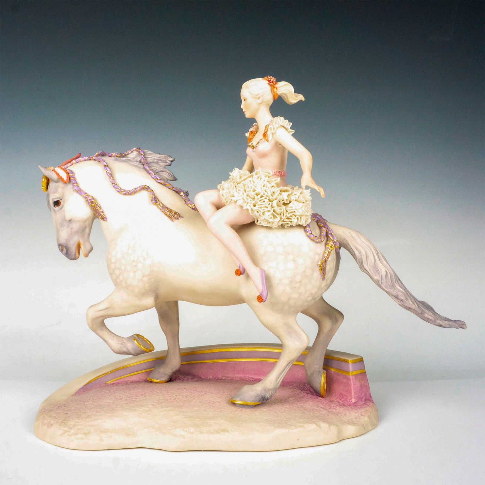 Cybis Sculpture, Circus Rider Equestrienne Extraordinaire (1 of 3)