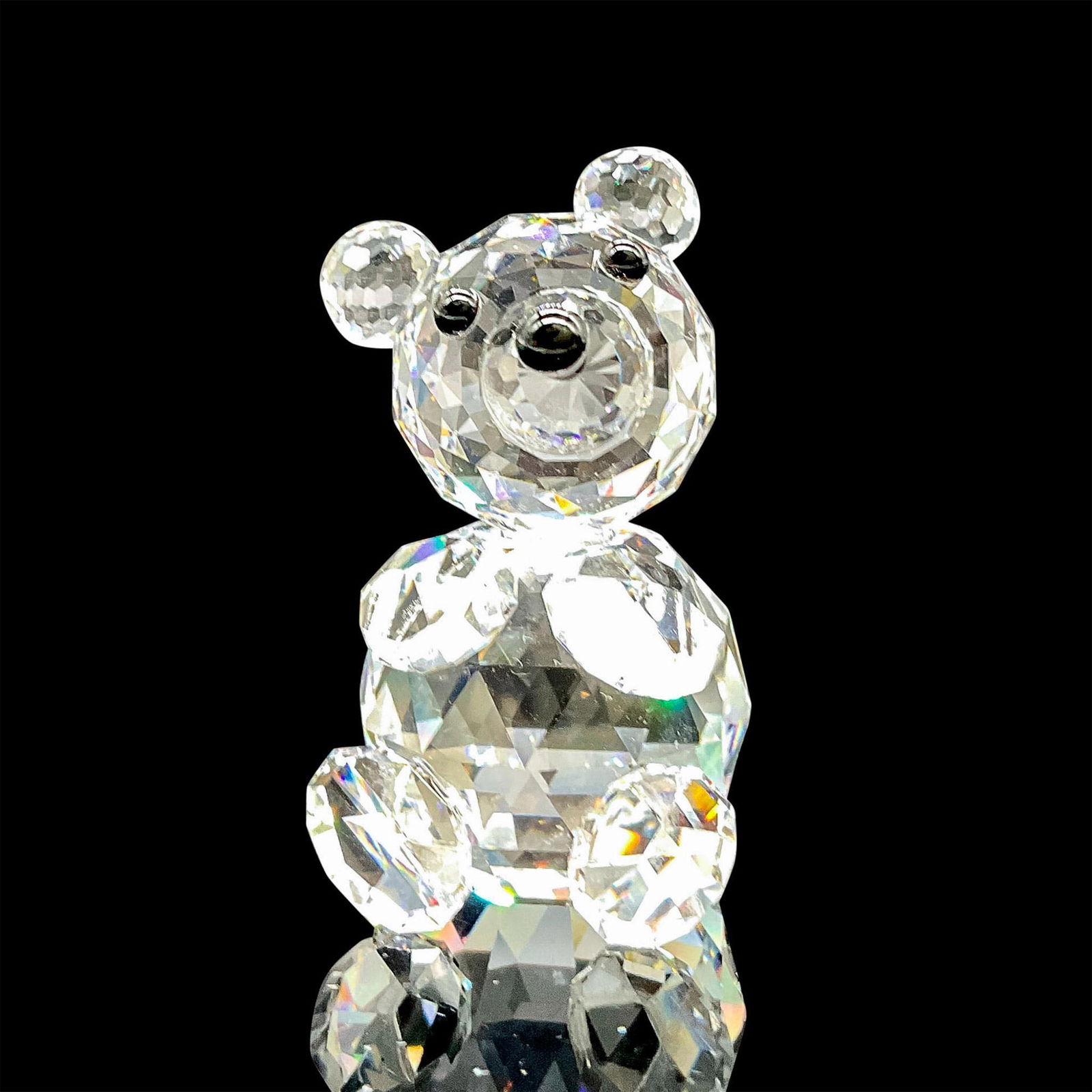 Swarovski Silver Crystal Figurine, Bear Small (1 of 4)