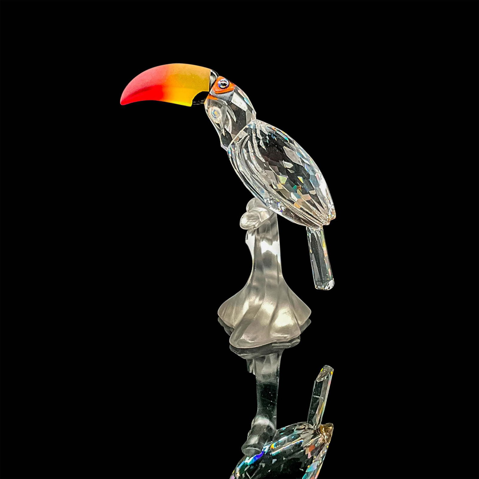 Swarovski Silver Crystal Miniature Figurine, Toucan (1 of 4)