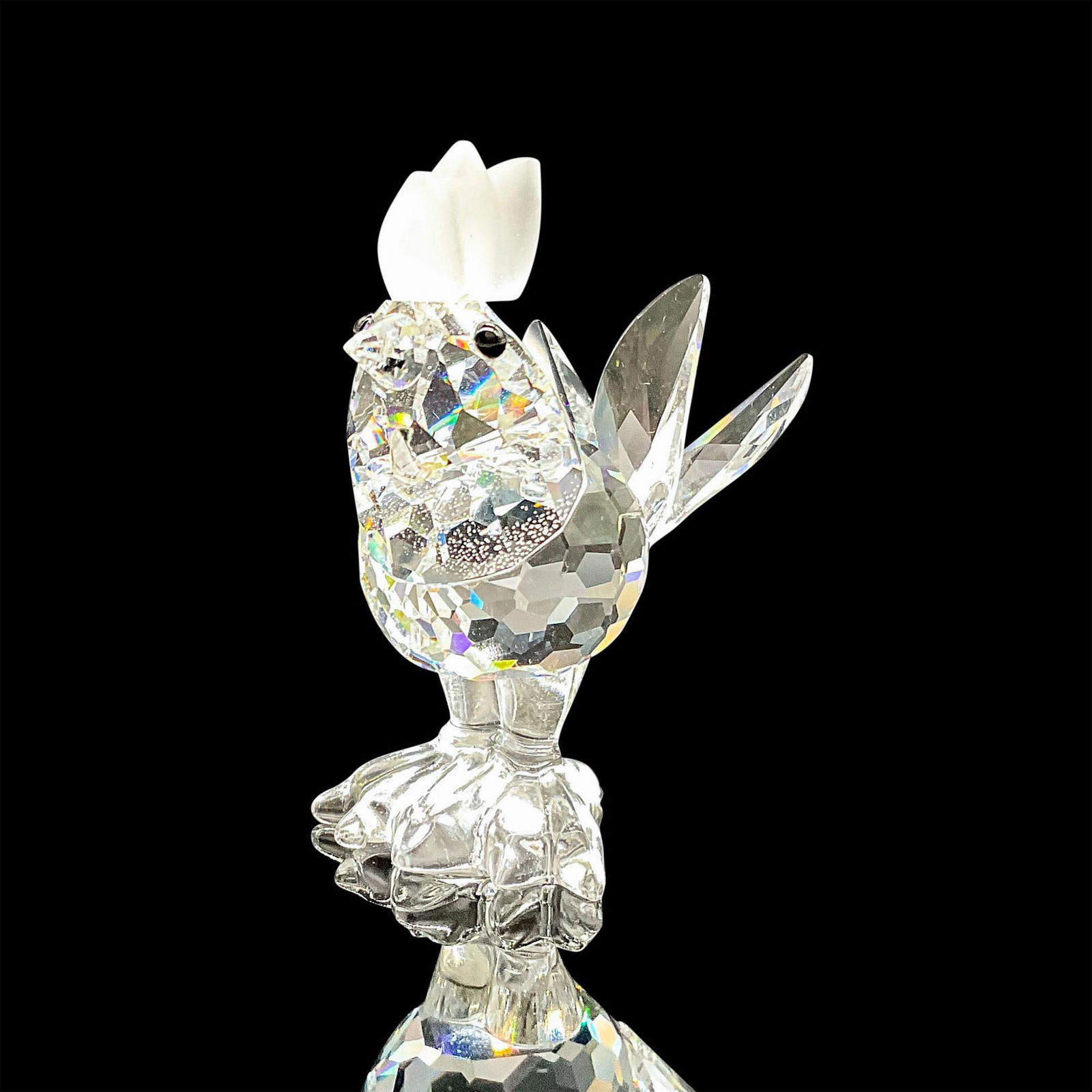 Swarovski Silver Crystal Figurine, Rooster (1 of 4)