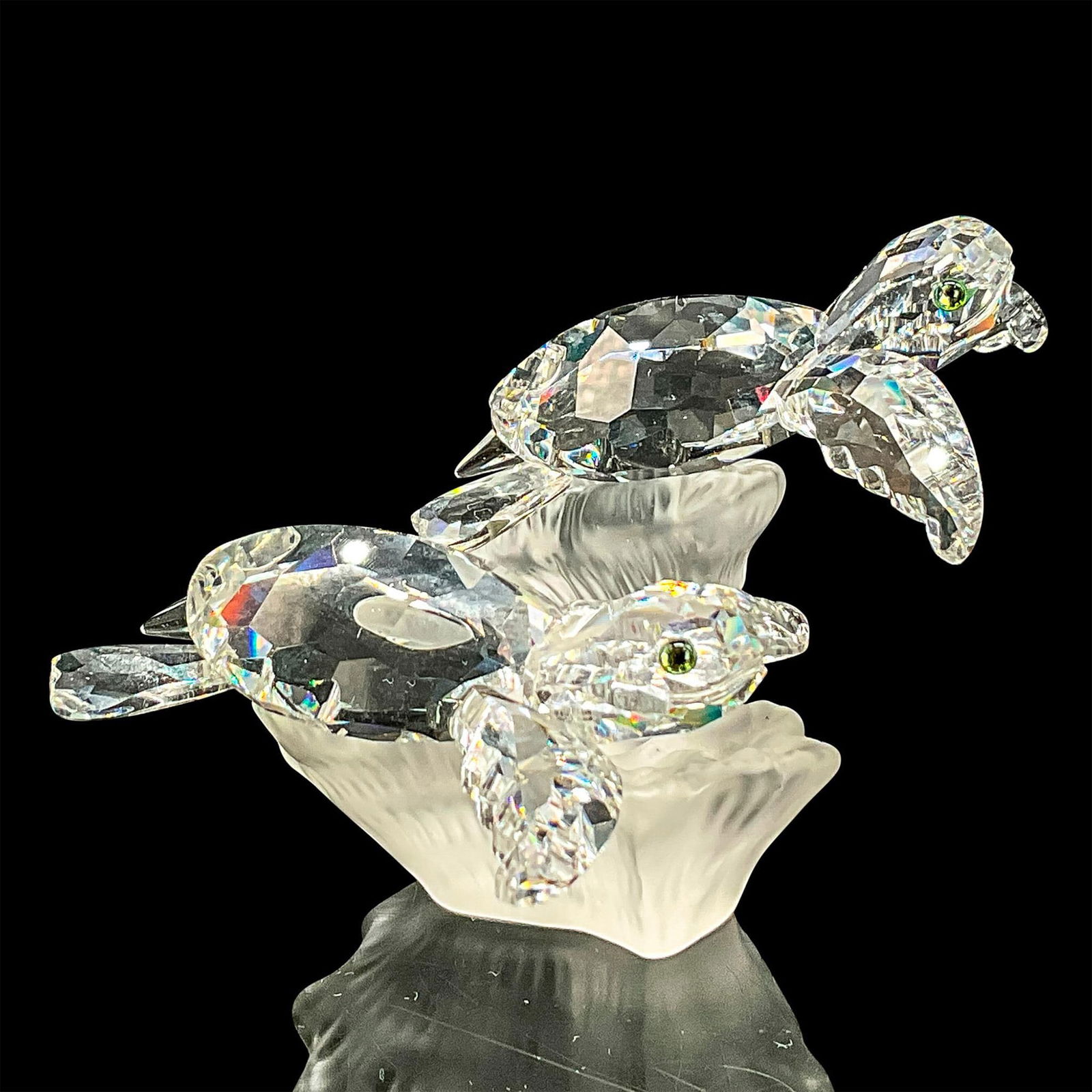 Swarovski Crystal Figurine, Baby Sea Turtles (1 of 6)