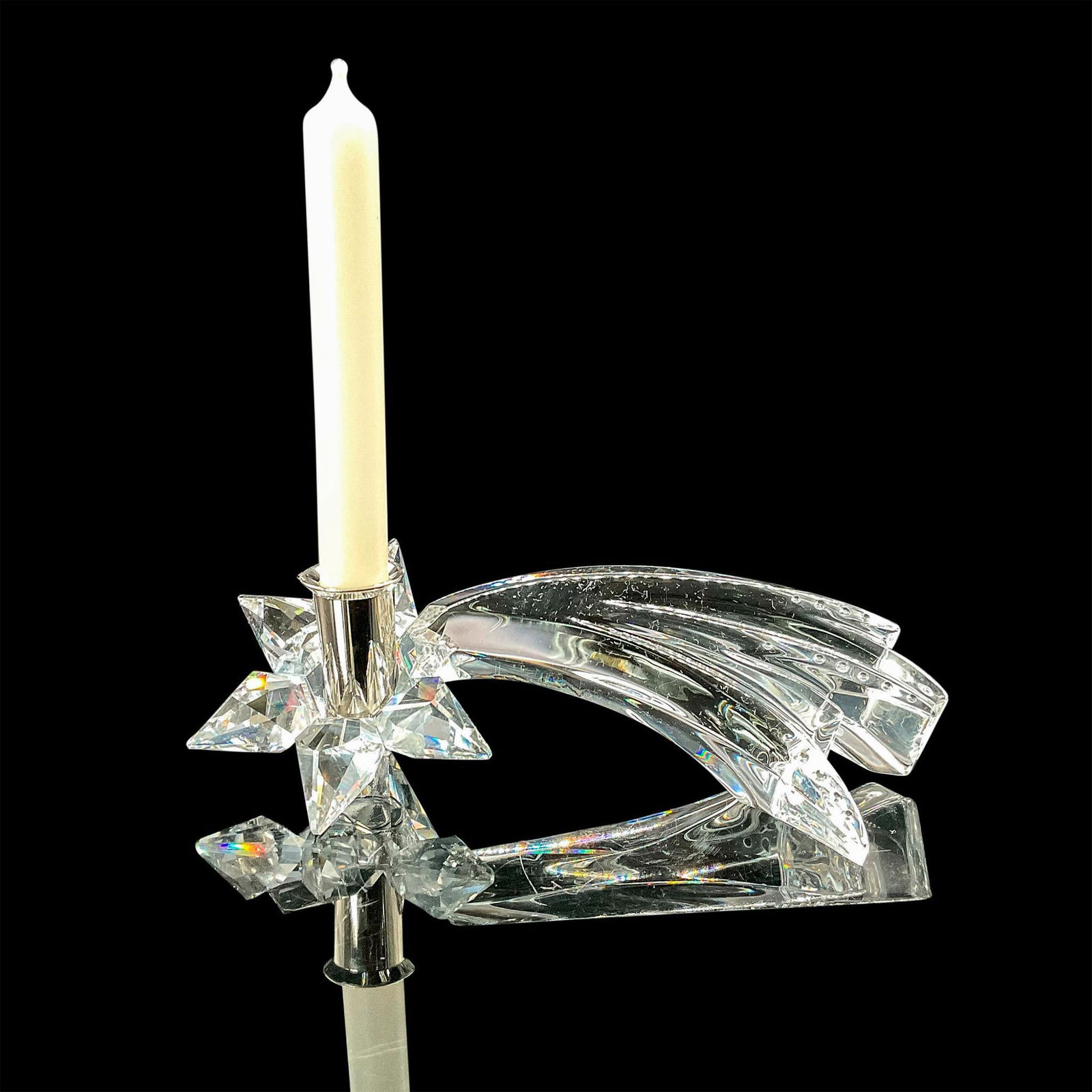 Swarovski Crystal Figurine, Comet Candleholder (1 of 4)