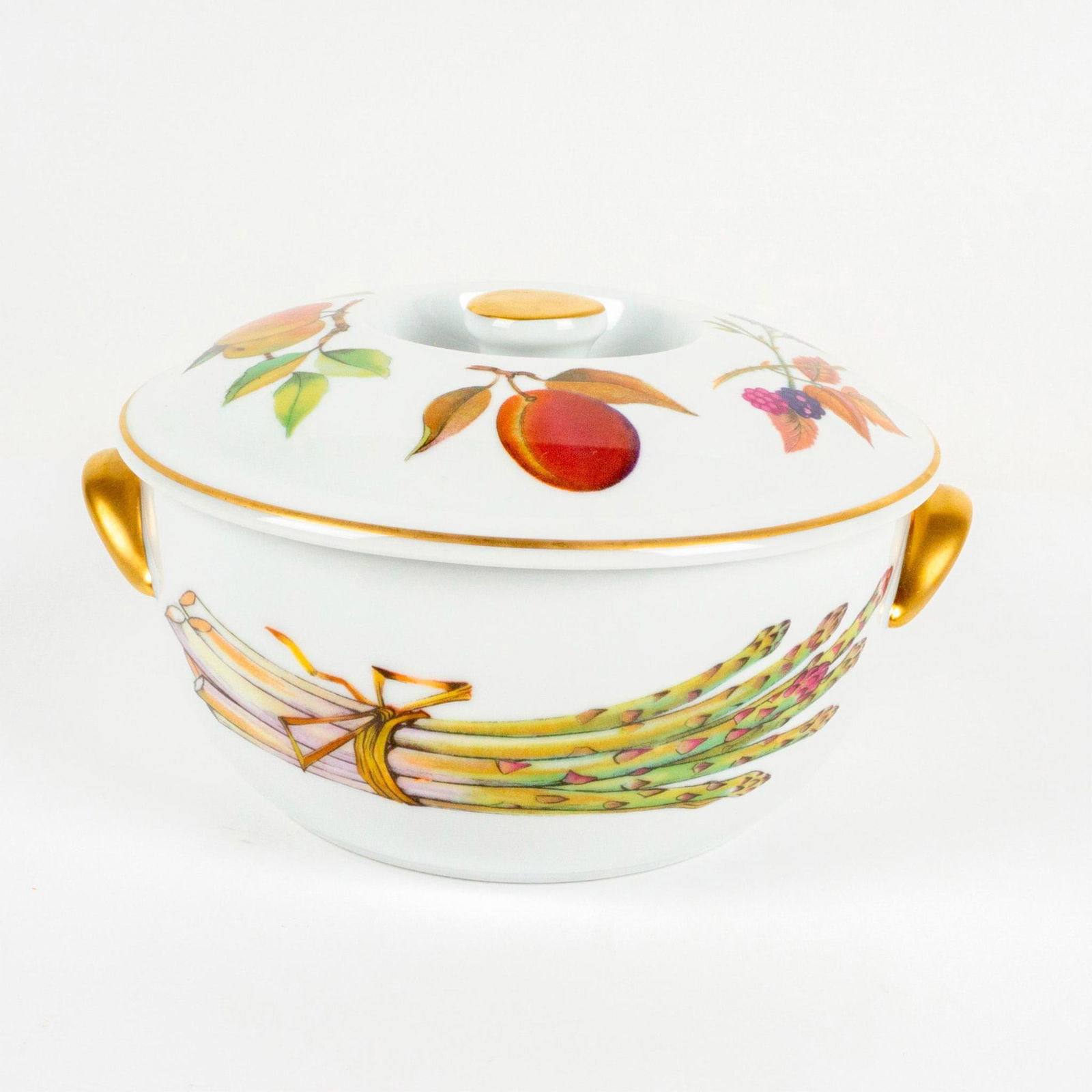 Royal Worcester Evesham Pattern Serving Dish with Lid (1 of 8)
